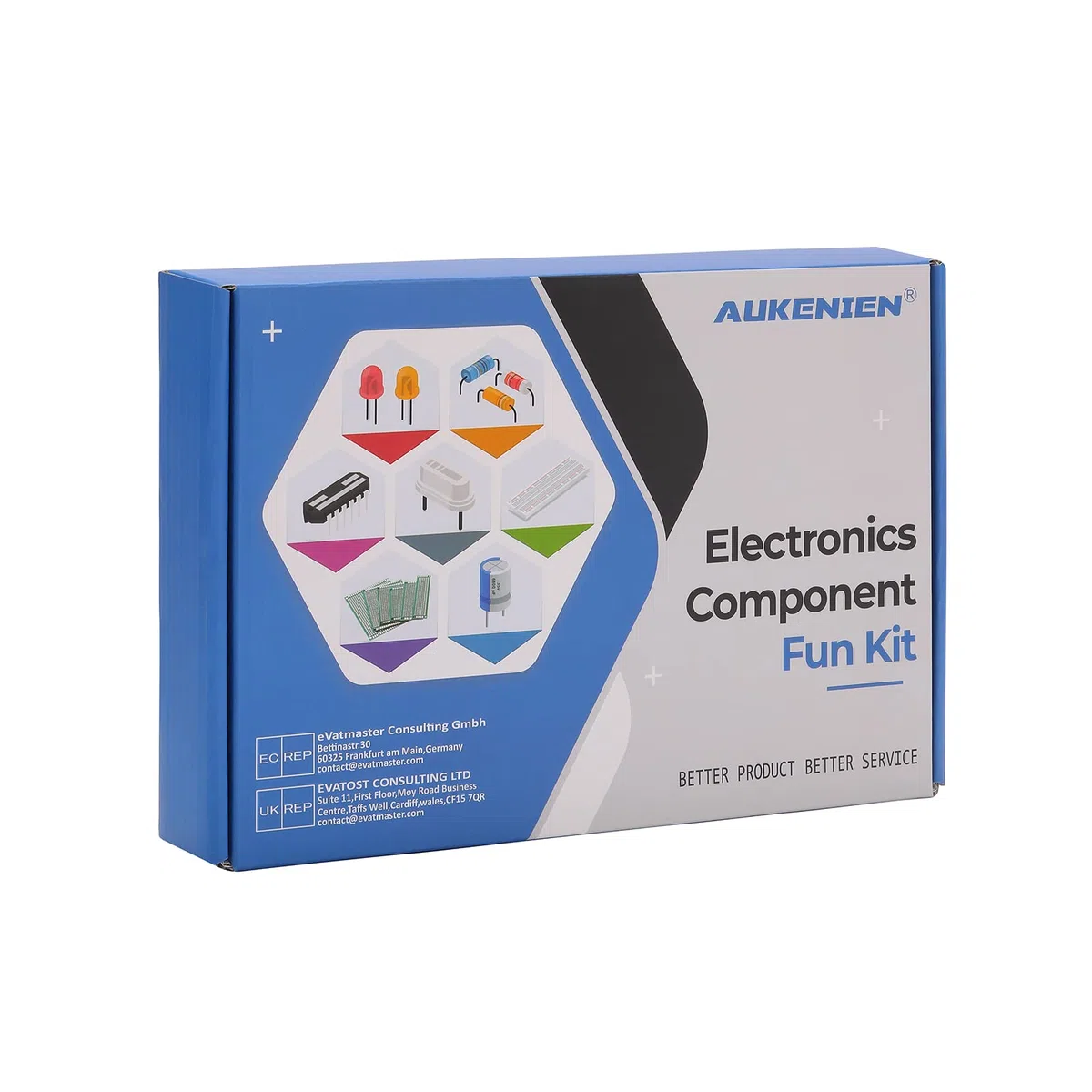 AUKENIEN Breadboard Jumper Wires Kit 400 Points płyta wtykowa 830 punktów i M/M elastyczna deska bread Board, przewody i mostki wtykowe w kształcie litery U do Arduino Raspberry Pi