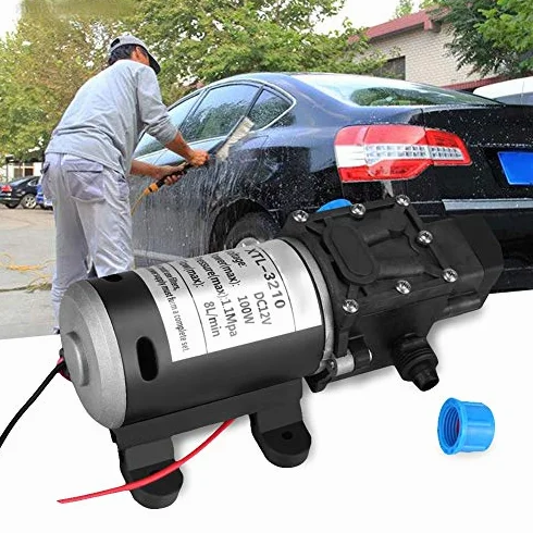Samozasysająca pompa wodna 12V DC 100W 8L / Min 160Psi wysokociśnieniowa membranowa samozasysająca pompa wodna do mycia