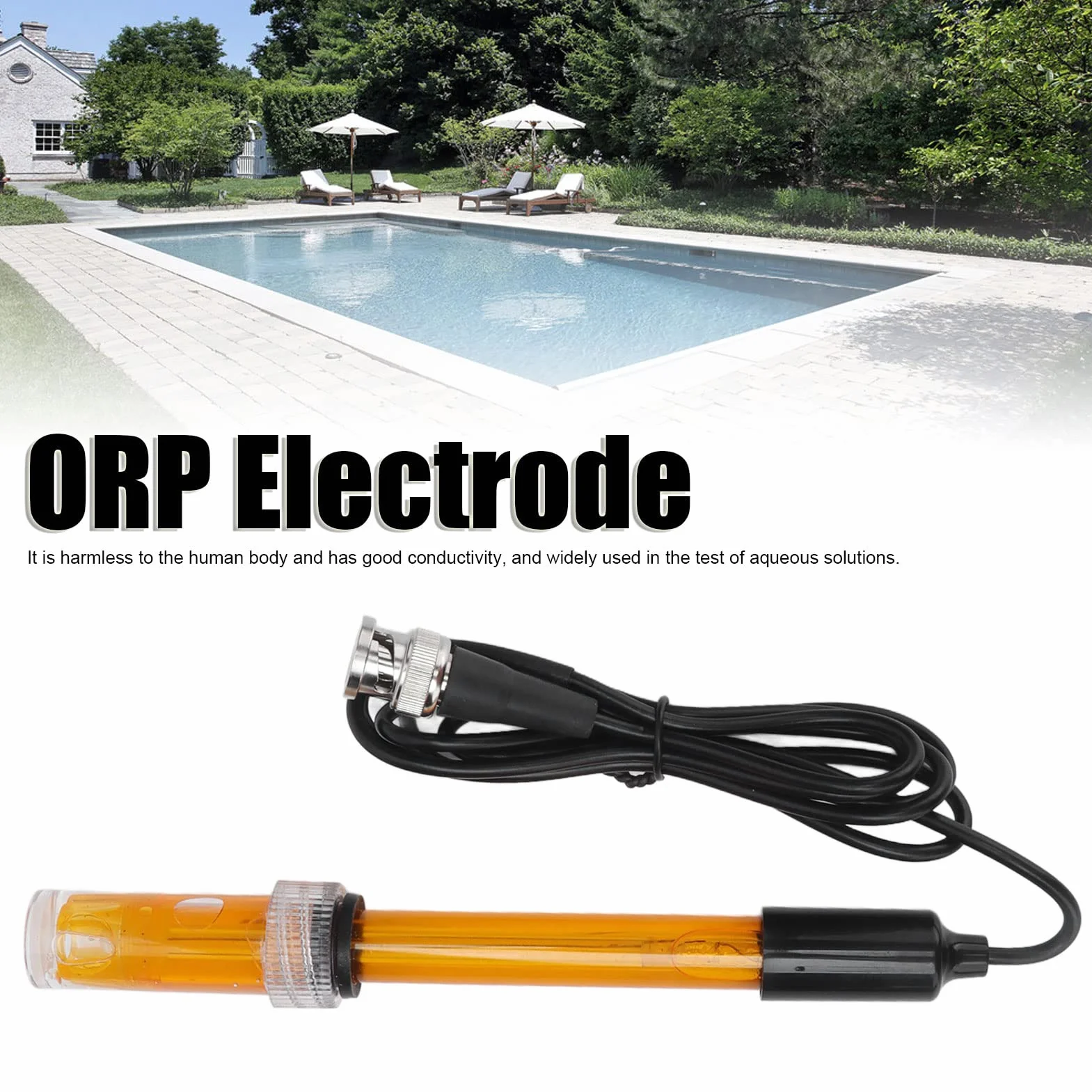 Sonda Wymienna ORP Elektroda Hydroponiczna BNC Q9 do Pomiaru Potencjału Redukcyjnego Utleniania