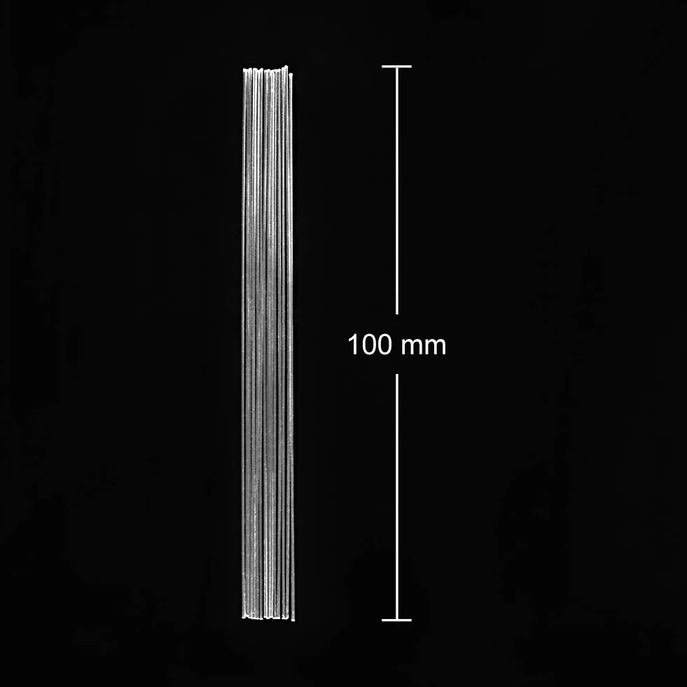 Szklana rurka kapilarna 100 mm 0,3 mm wewn. 0,5 mm zewn. do TLC 1000 sztuk