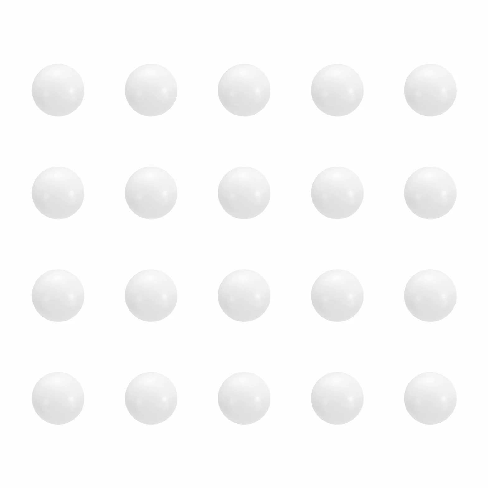 QUARKZMAN 100 szt. POM Łożyska Kulki 8mm Pełne Plastikowe Kulki, Precyzyjne Kulki POM