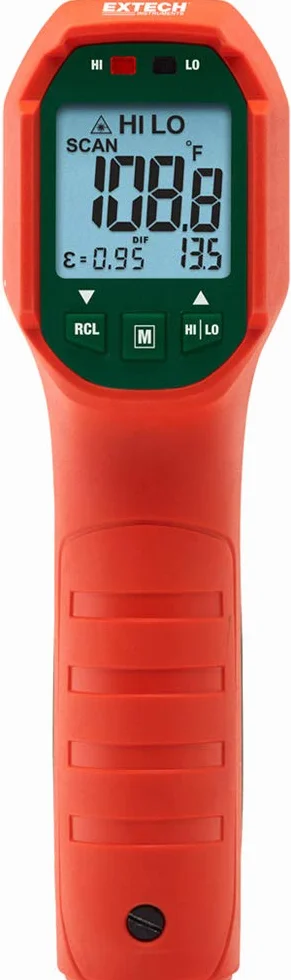 Extech Waterproof Dual Laser IR Thermometer