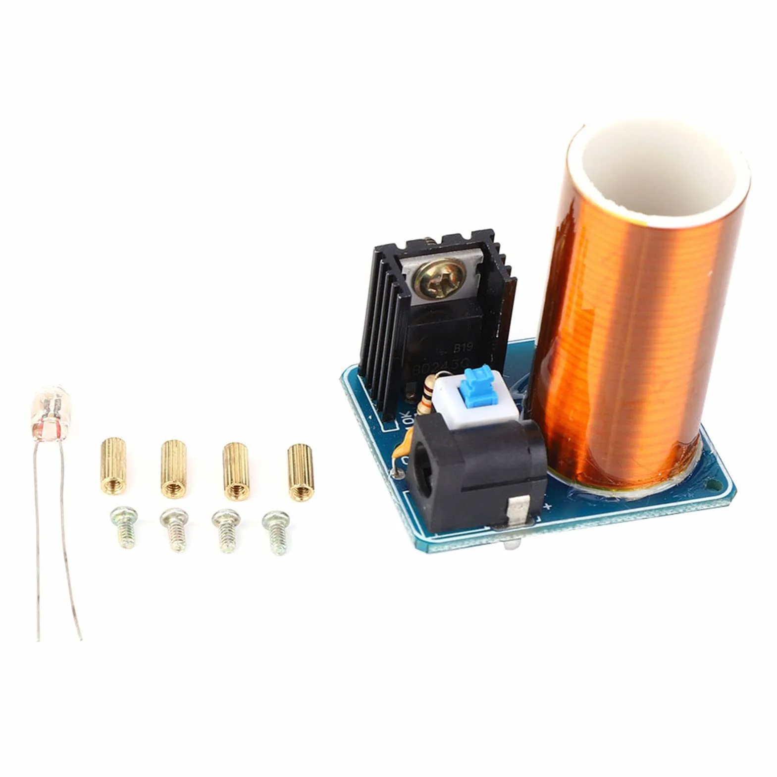 Zestaw cewki Mini cewka Pilot LED Spark Zestaw elektroniczny zestaw DIY DC 12 V (gotowy produkt)