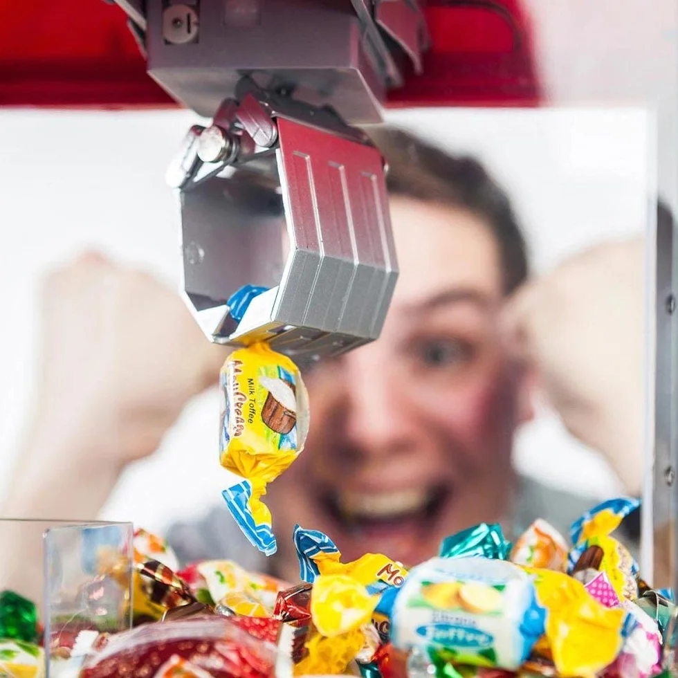 Candy Grabber Candy Machine Czerwony Uchwyt automat