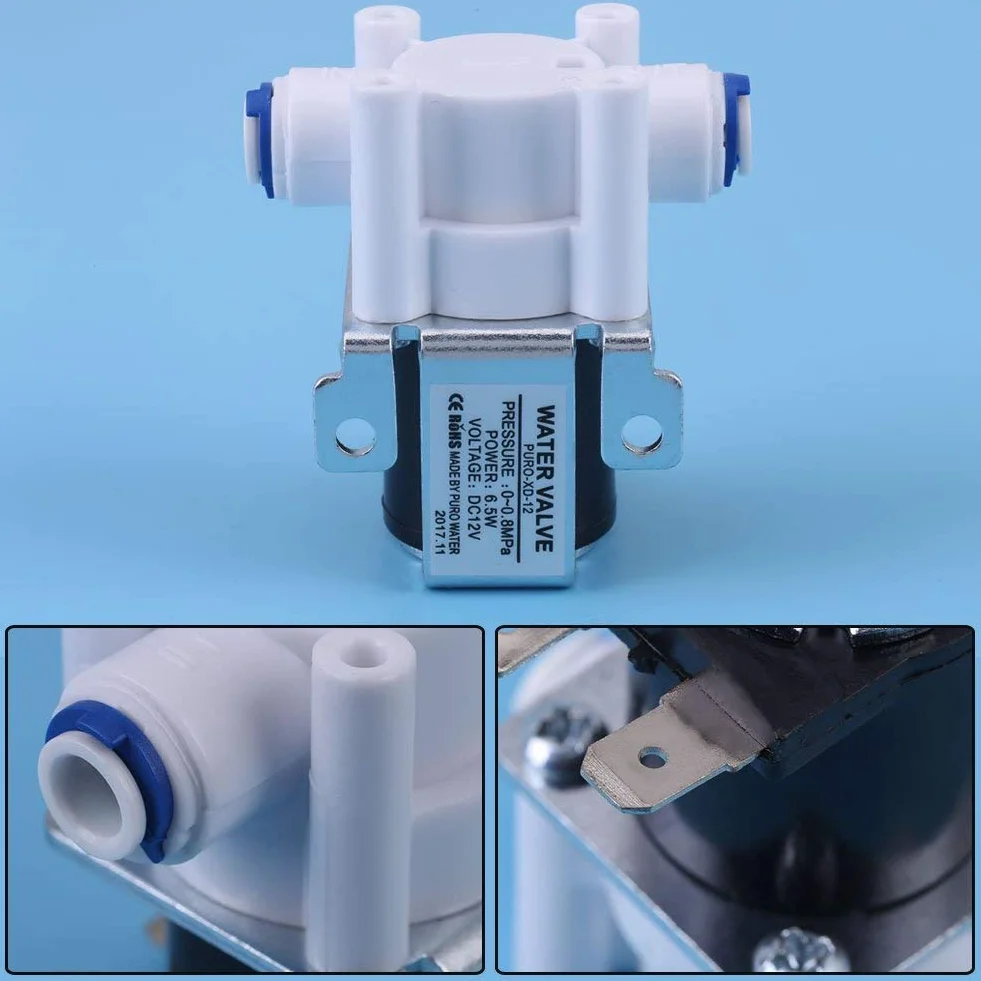 1/4 cala DC 12V elektromagnetyczny zawór elektryczny Normalnie zamknięty zawór oczyszczający wodę