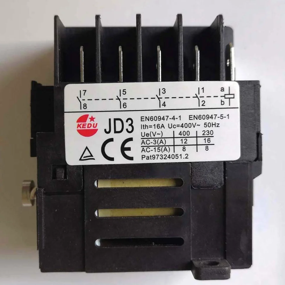 KEDU JD3 10-biegunowy przekaźnik elektromagnetyczny KJD11 5NO