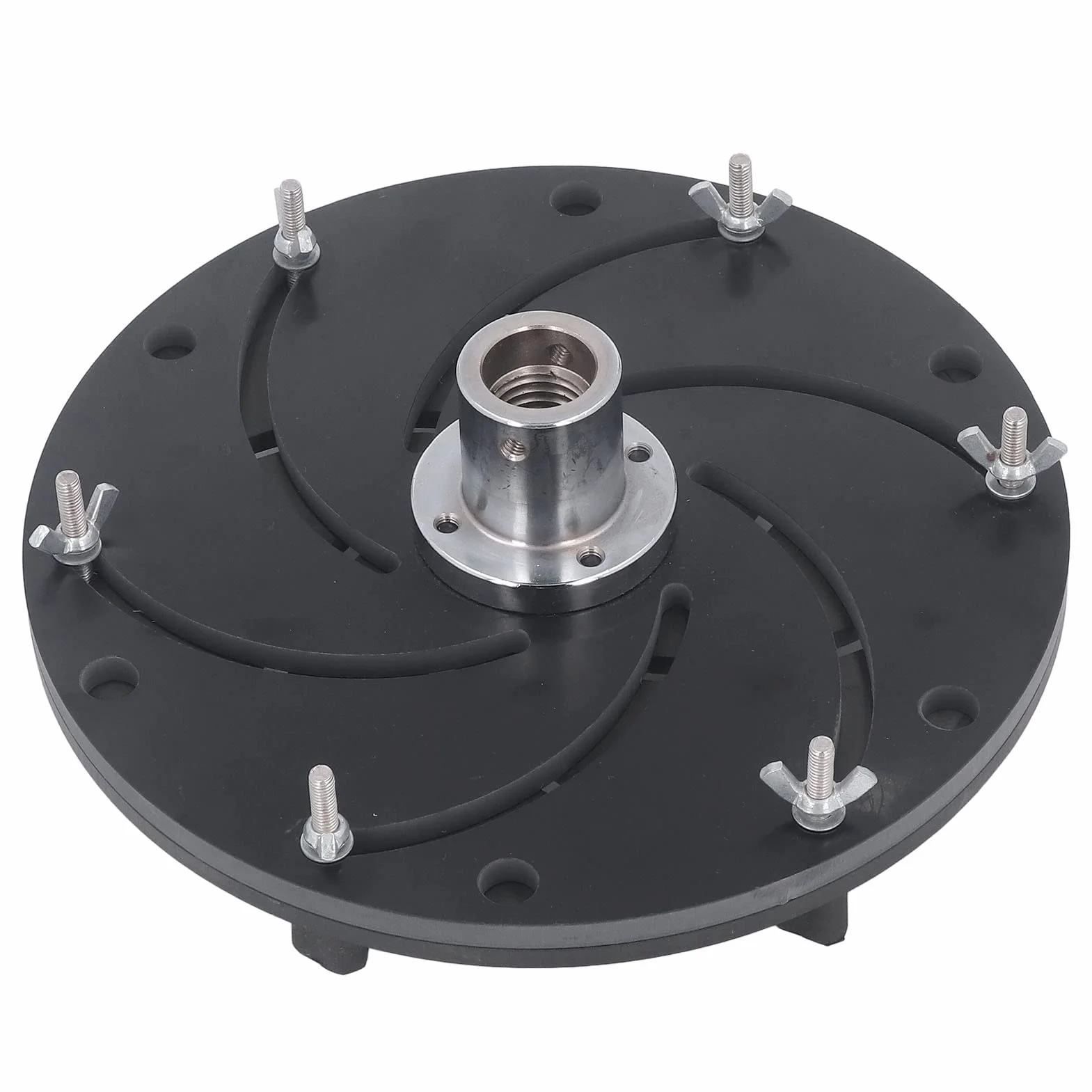 Longworth Chuck do obróbki drewna, czarny stop aluminium M33, 300 mm