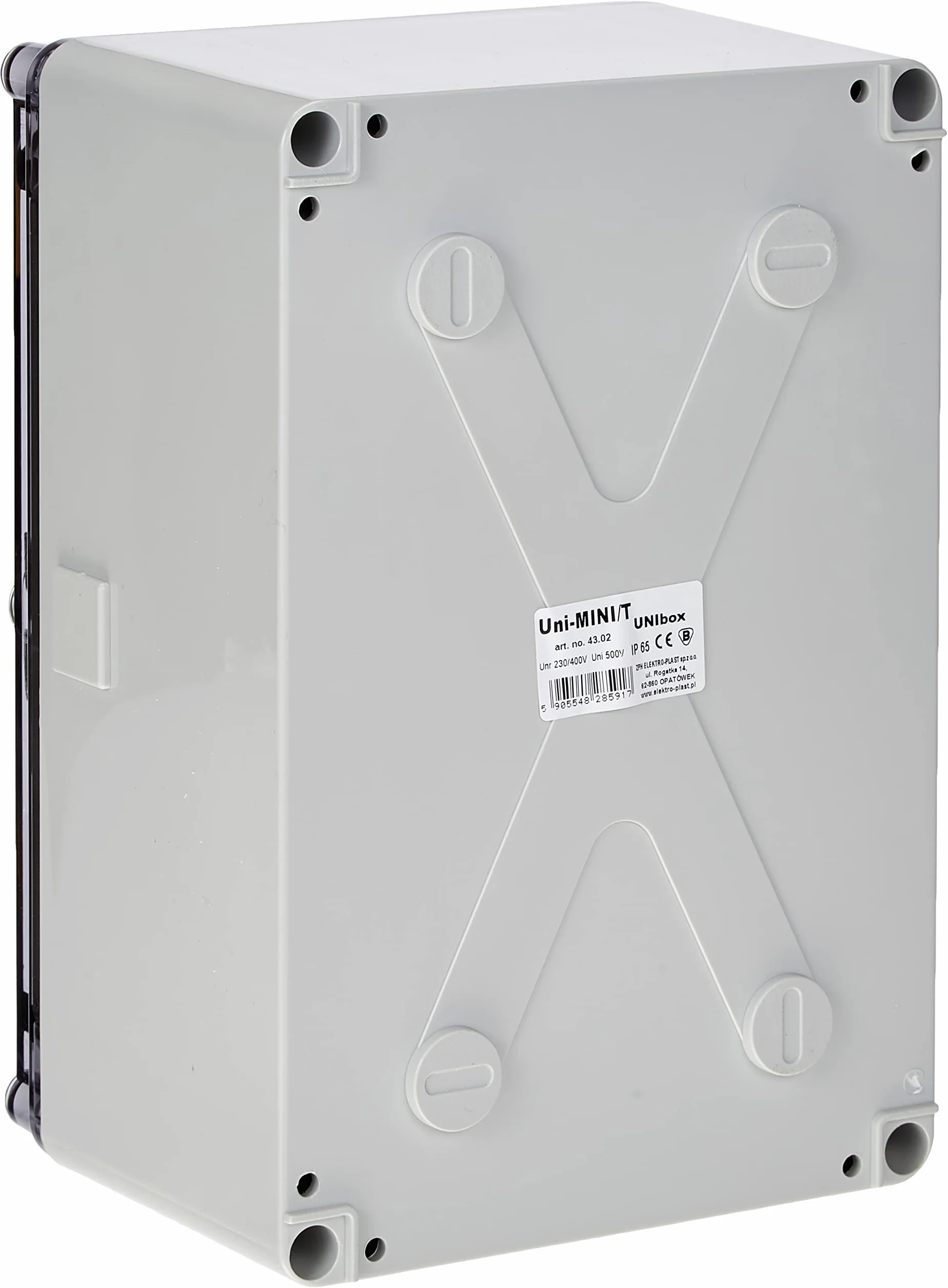 Szafa sterownicza UNI-mini/T 300x200x160 mm IP65 43.02 z zamkiem