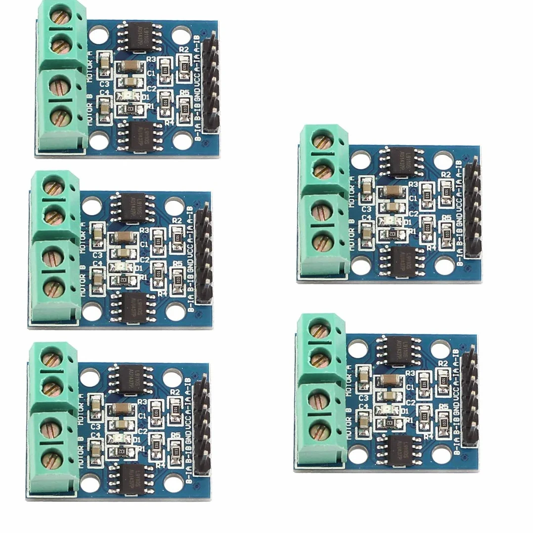 5 modułów napędowych silnika krokowego L9110S DC 2,5 do 12 V H-Bridge może napędzać dwa silniki prądu stałego jednocześnie lub 4-żyłowe 2-fazowe