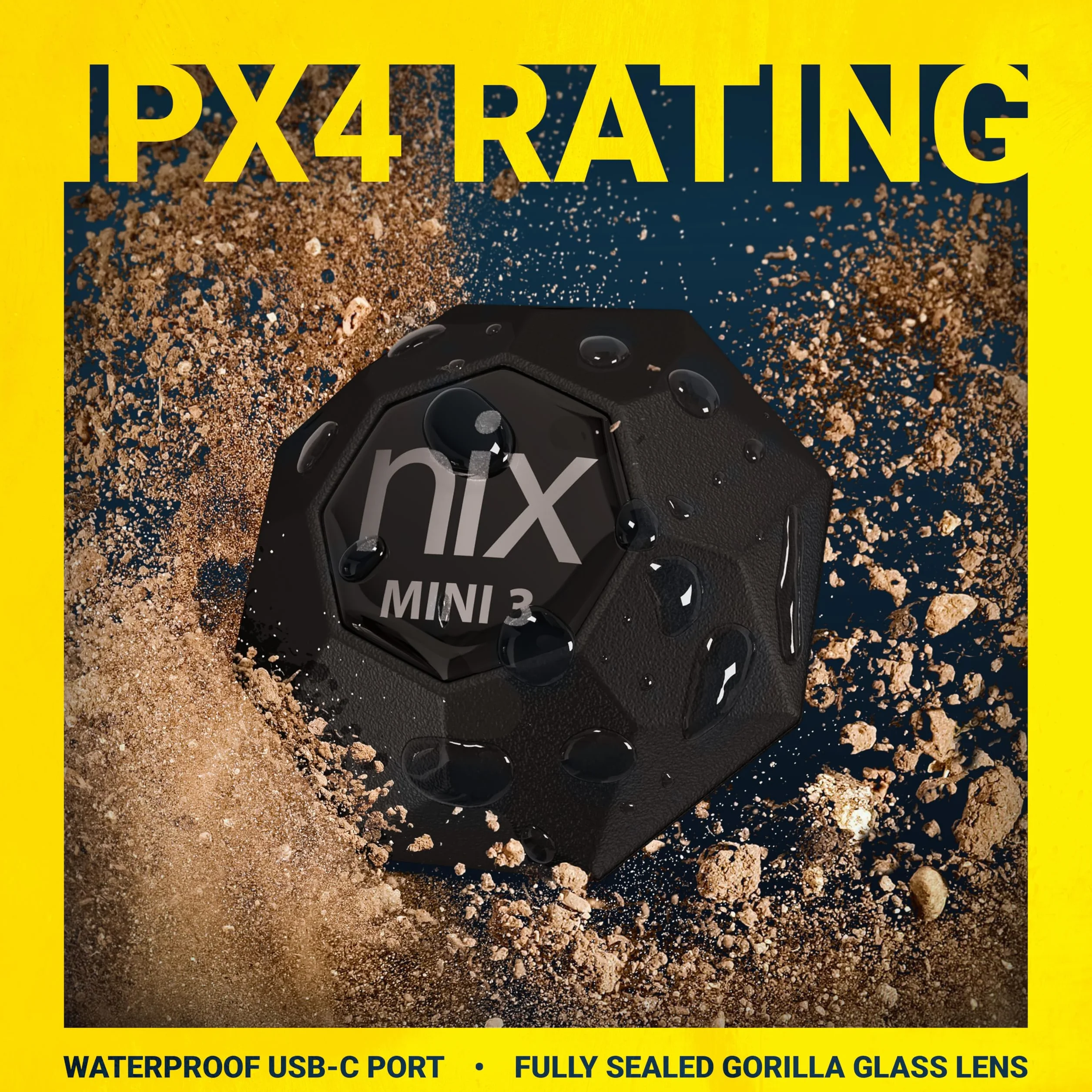 Nix Mini 3 - Sensor Kolorów - Przenośne Dopasowywanie - Odporny na Kurz (IPX4) - Identyfikuj Farby i Kolory Cyfrowe (Mini 3)