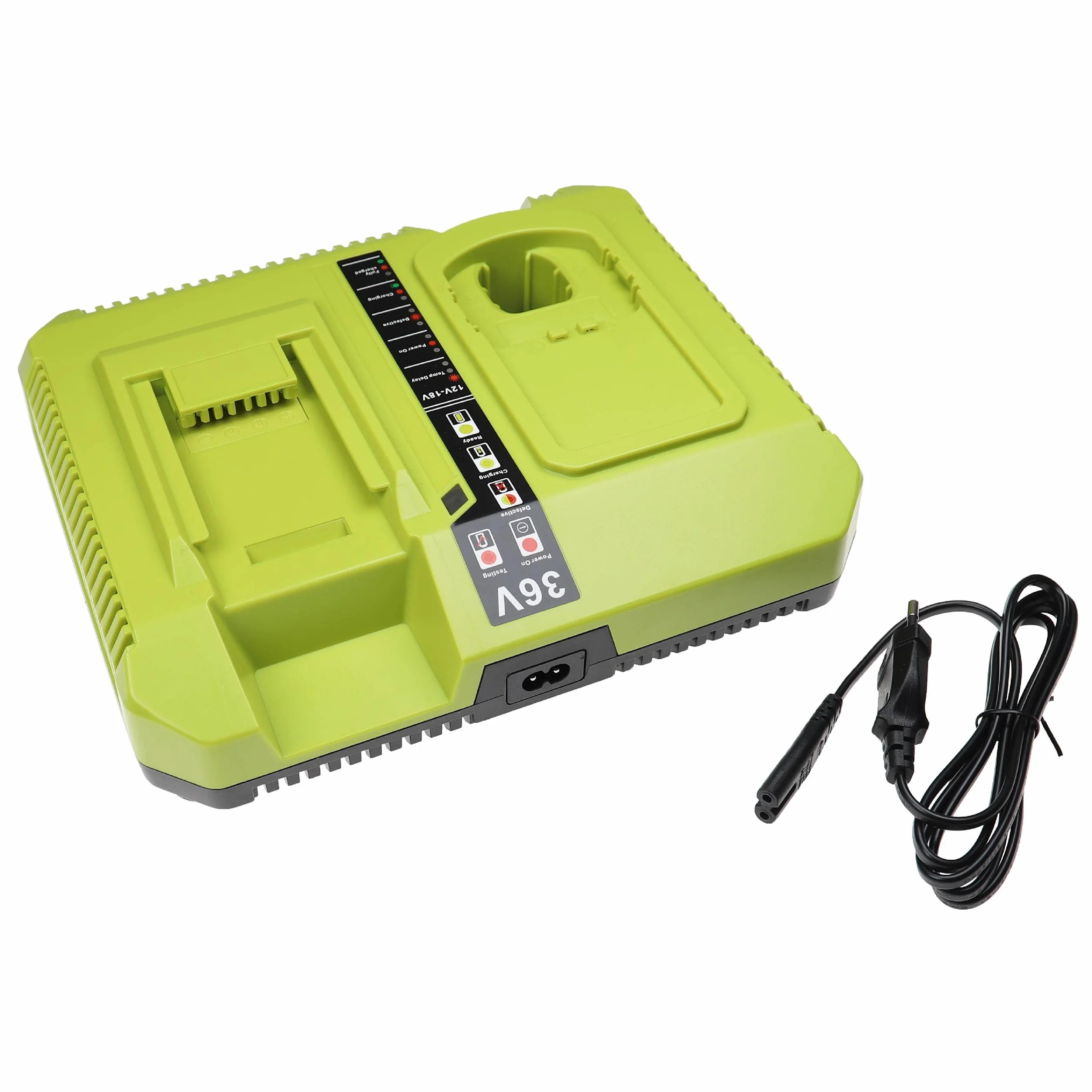 Vhbw Podwójna Ładowarka Kompatybilna z Ryobi RY40610 Akumulatorami Ni-CD, NiMH, Li-ION