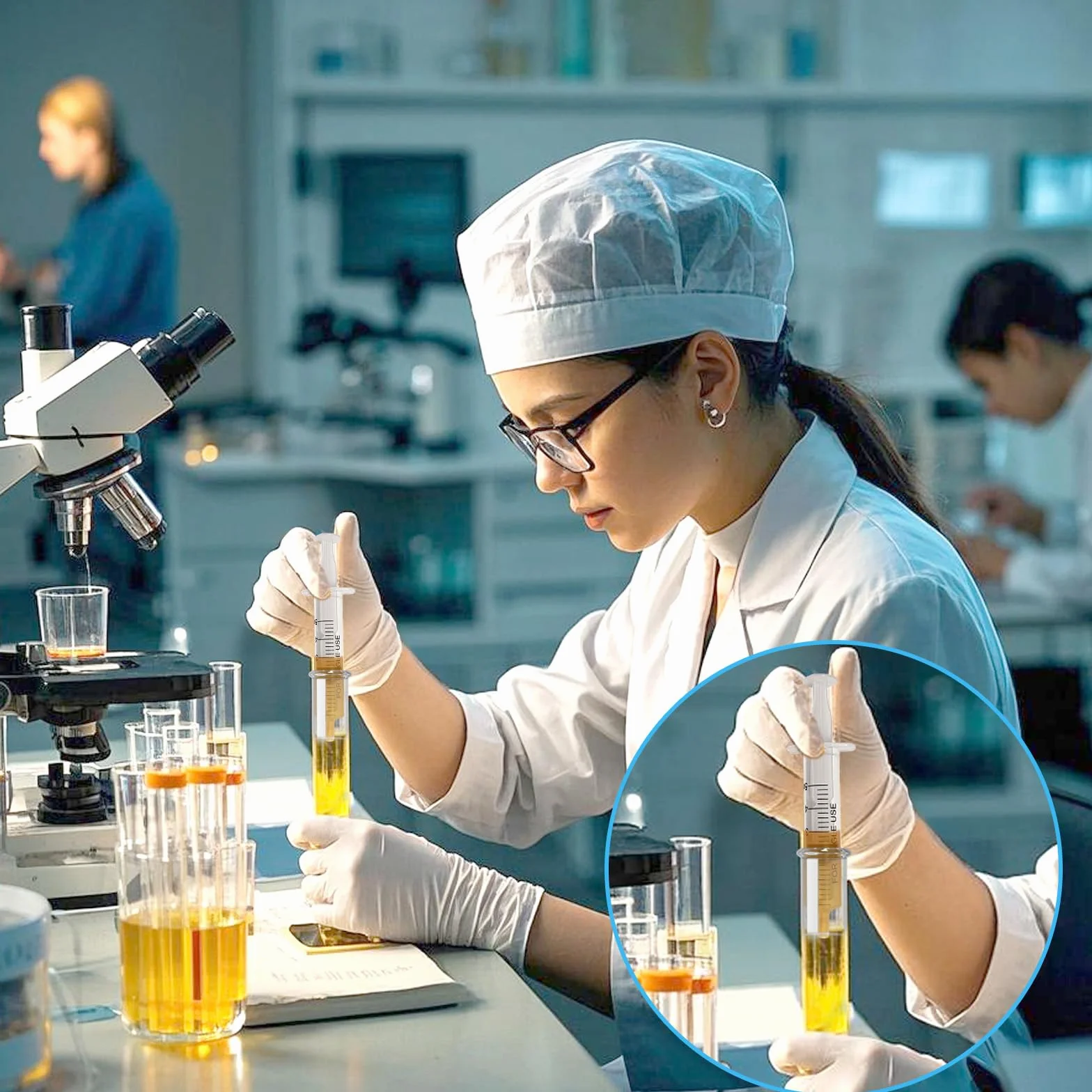 12 sztuk strzykawki 1 ml/5 ml/10 ml/20 ml/60 ml/100 ml, bez strzykawki z nakrętką, sterylne strzykawki, duża strzykawka z wężem zestaw strzykawek do gotowania w ogrodzie