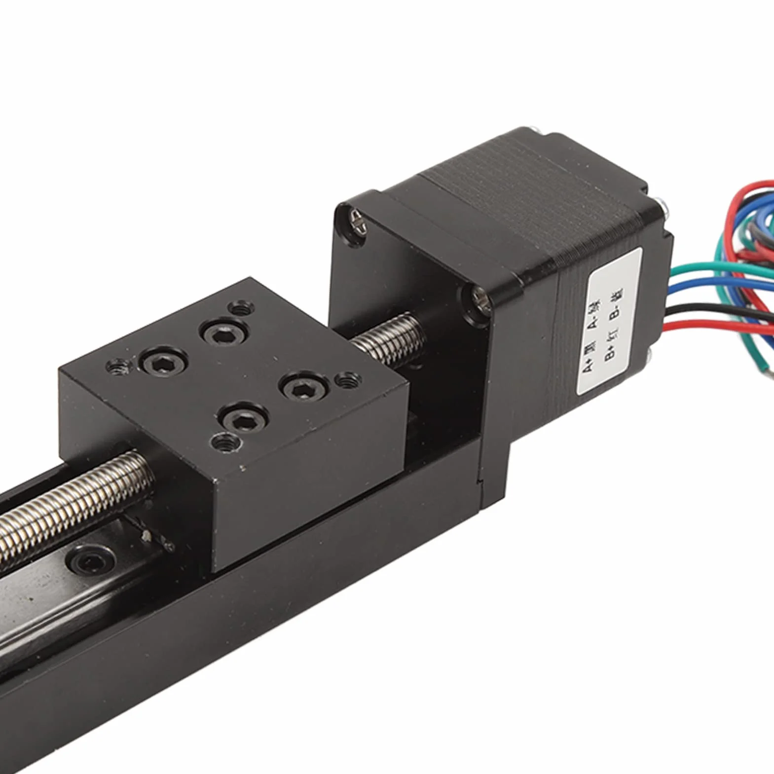 DIY Mini Linear Rail Guide Slide Actuator Stepper Motion Stage do frezów CNC