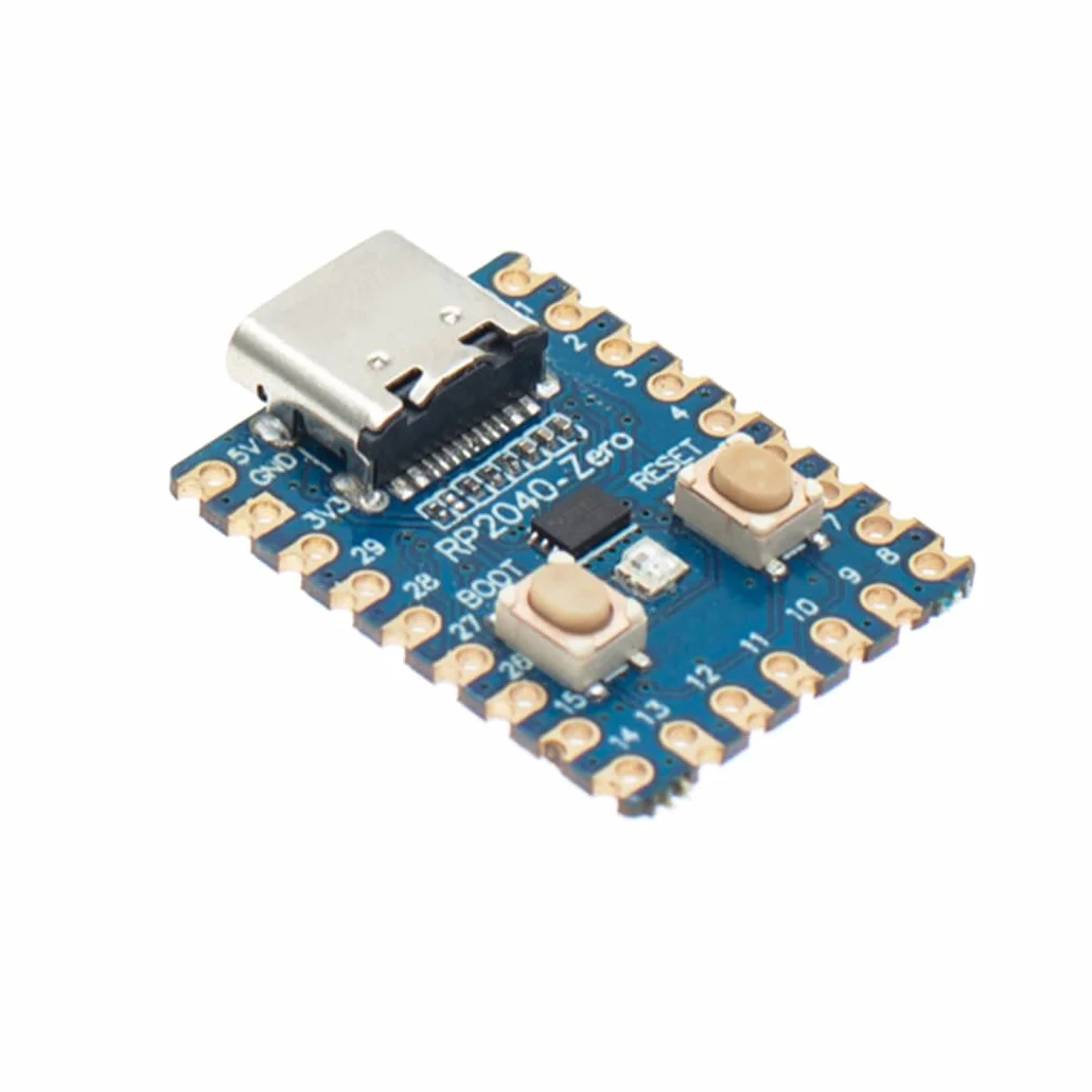 Hailege RP2040-Zero PICO płyta rozwojowa RP2040 mikrokontroler dwurdzeniowy procesor 264 KB Cortex M0+ 2 MB Flash Pin (z nielutowanymi pinami)