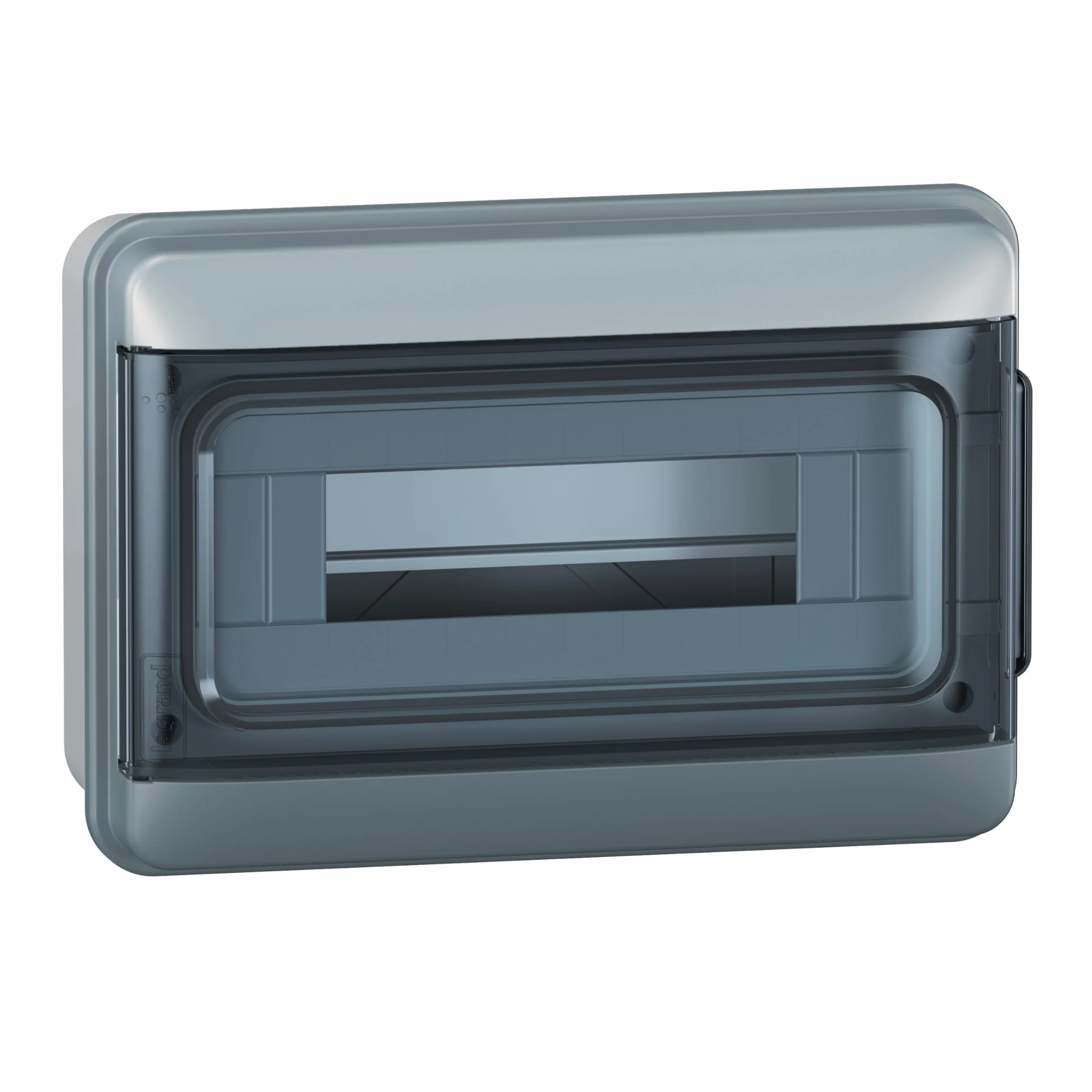 Legrand, Plexo S dystrybutor do wilgotnych pomieszczeń, natynkowy, stopień ochrony: IP65-IK07, 1-rzędowy, 12 modułów, wymiary: 200 x 285 x 106 (wys. x szer. x gł.) w mm) z listwą zaciskową przewodu