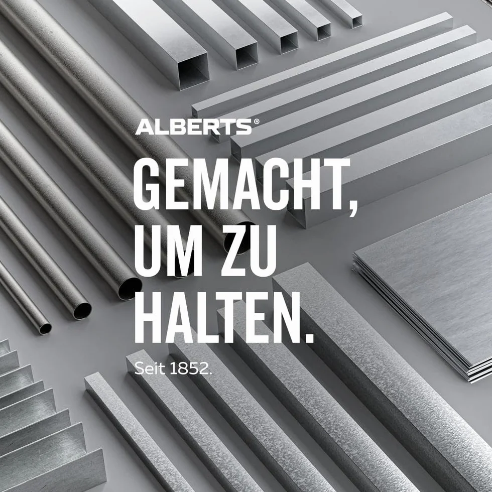 GAH-Alberts 468842 profil kątowy | tłoczenie ryflowane | aluminium, nieobrobione | 1000 x 23,5 x 23,5 mm