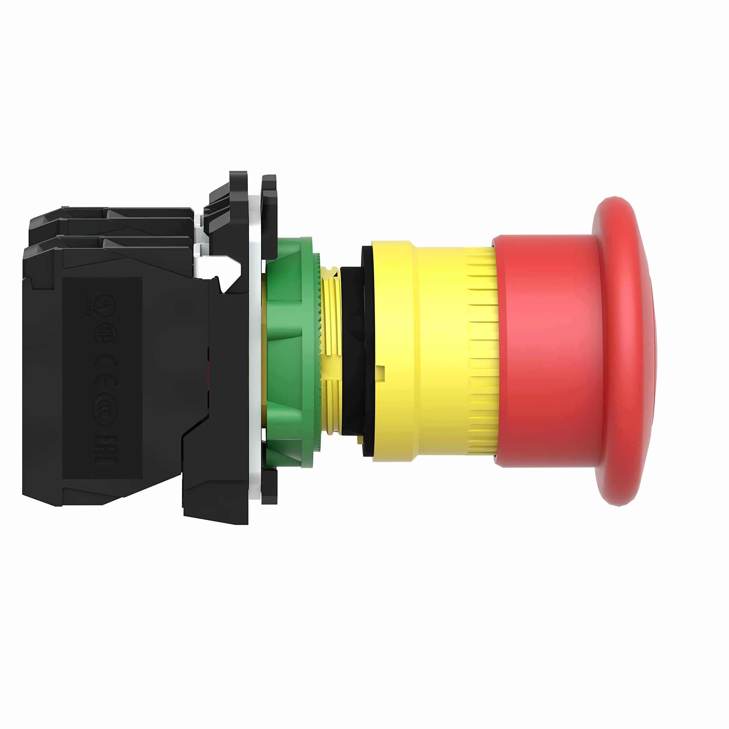 Schneider Electric Harmony XB5 Przycisk Stop Awaryjny Czerwony Plastikowy