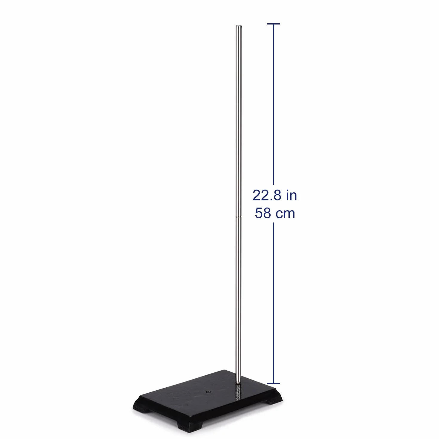 Labasics Stojak laboratoryjny żeliwny 200 x 135 mm pręt 570 mm