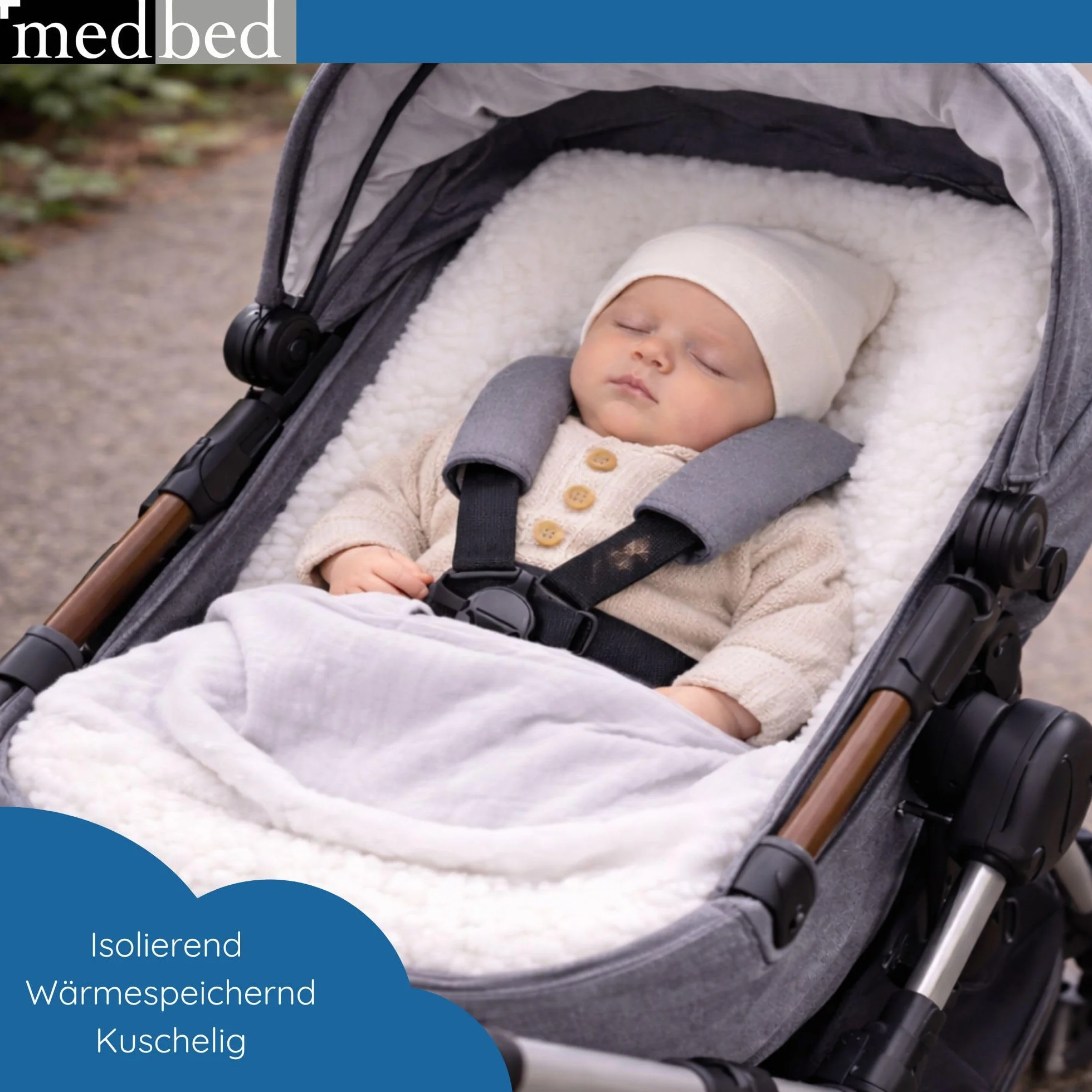 Anti-Dekubitus MedBed Premium – podkładka medyczna do zapobiegania gojeniu się ran (70 x 100 cm)