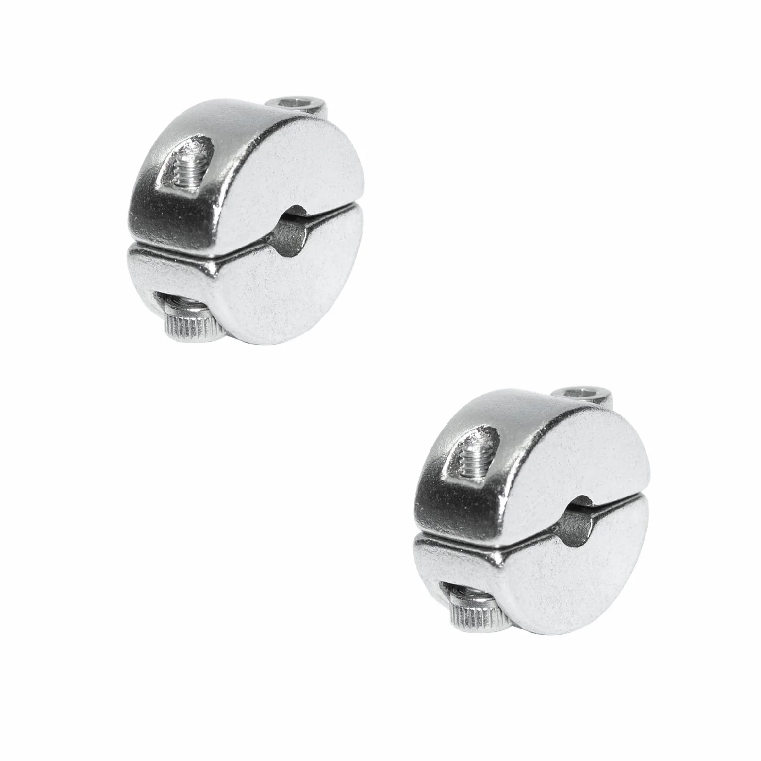 Zacisk zatrzymujący (dzielony) ze stali nierdzewnej V4A - zacisk linowy zacisk do liny drucianej zacisk liny drucianej (2 mm, 2 sztuki)