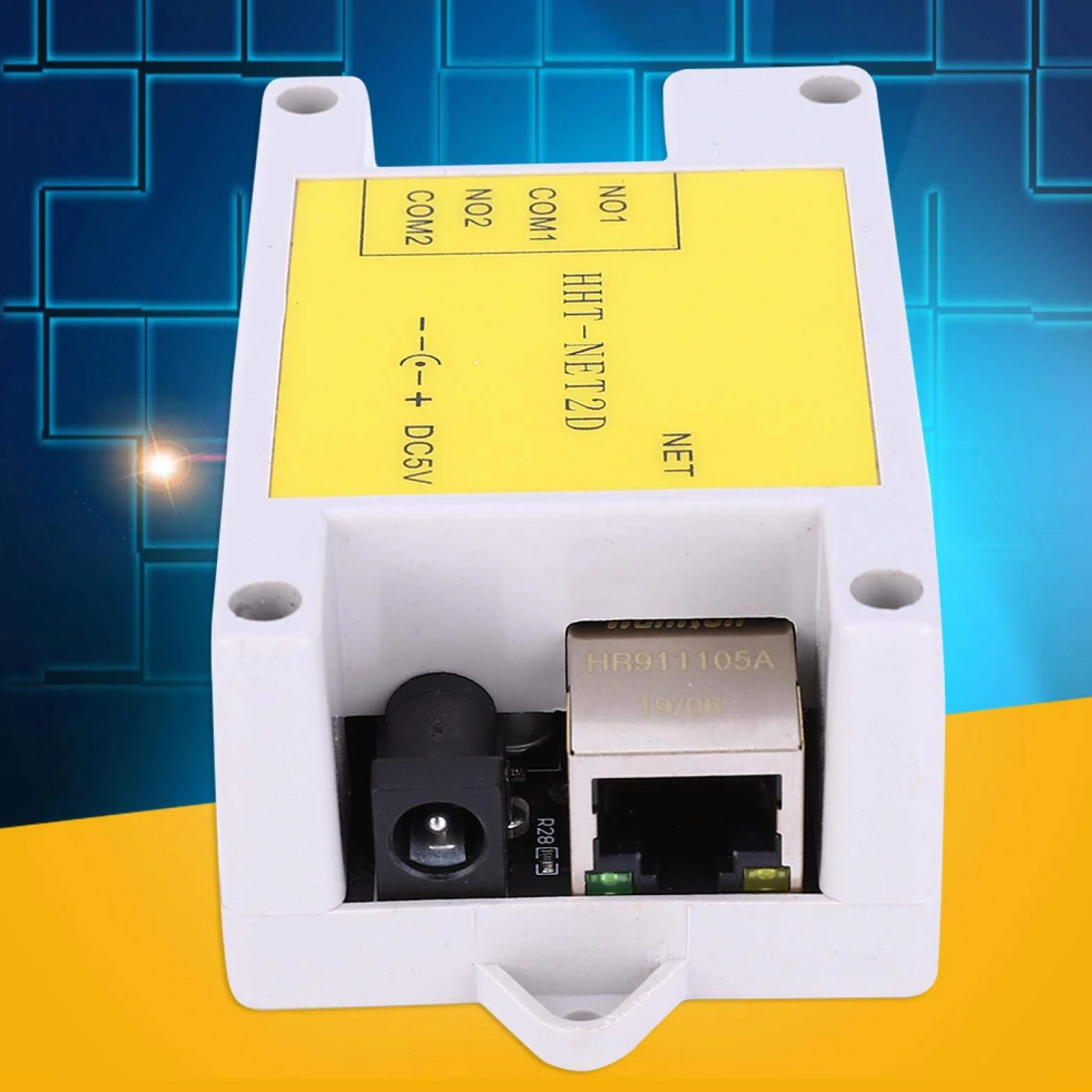 Przekaźnik sieciowy IP 2-kanałowy HHT-NET2D do Smart Home DC5V