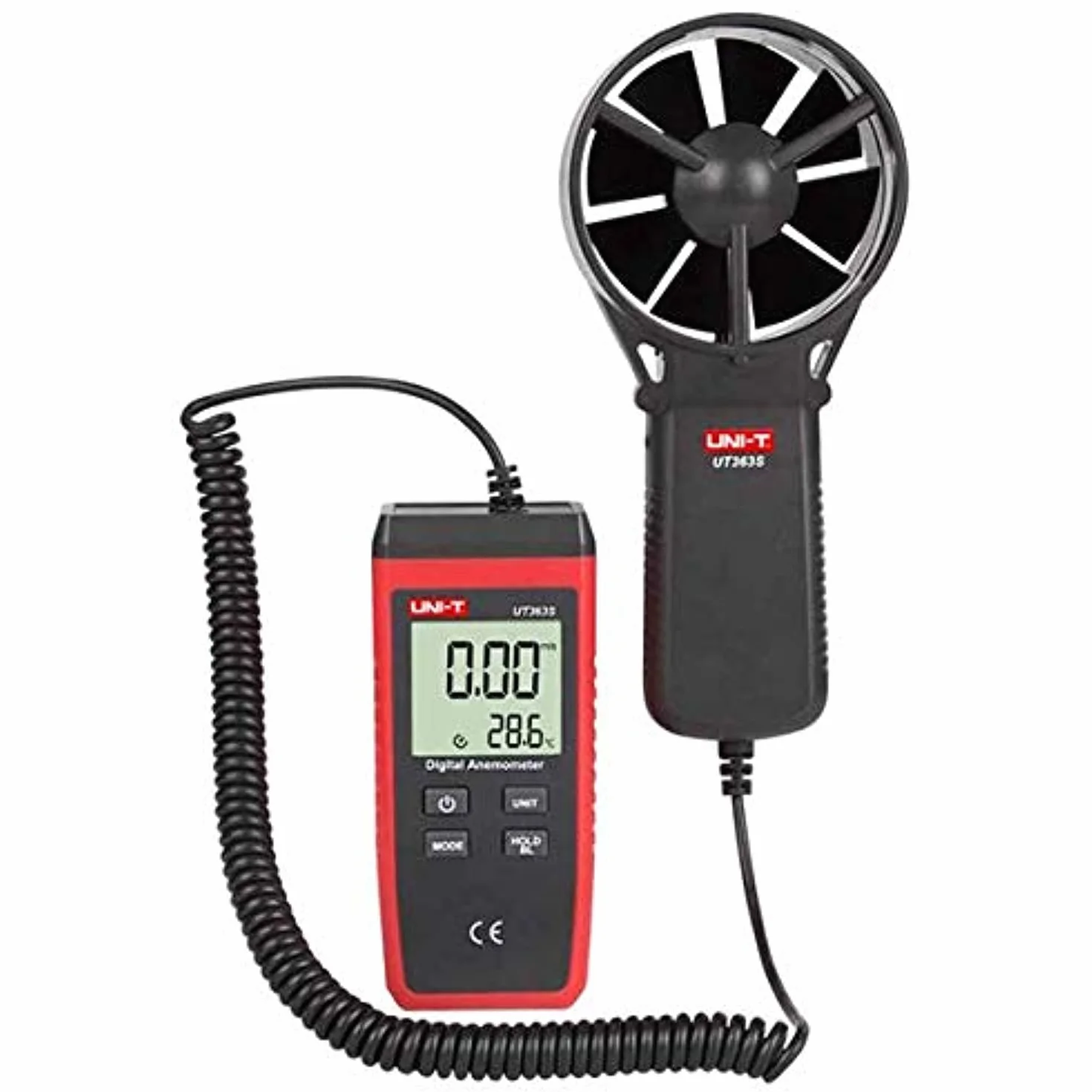 UNI-T UT363S Cyfrowy, 0.4m/s-30m/s, -10°C-50°C/14°F-122°F
