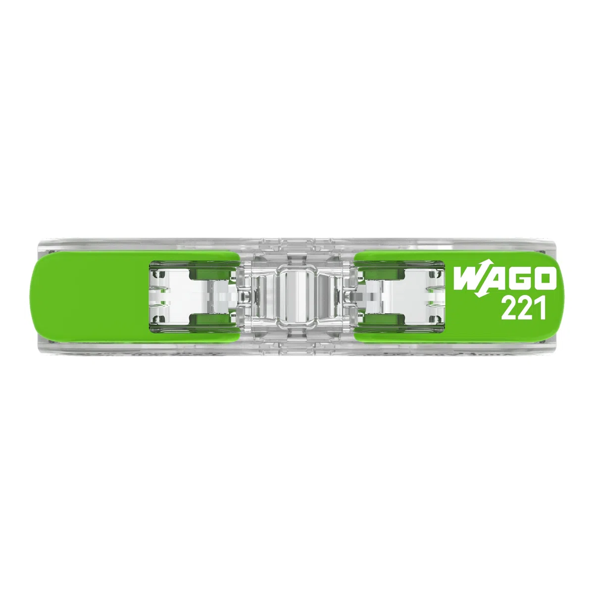 WAGO Green Range 2-przewodowe złącze przelotowe z dźwignią 221-2431 | przekrój znamionowy: 4 mm², z dźwignią, odpowiednie do wszystkich rodzajów przewodów, 60 sztuk
