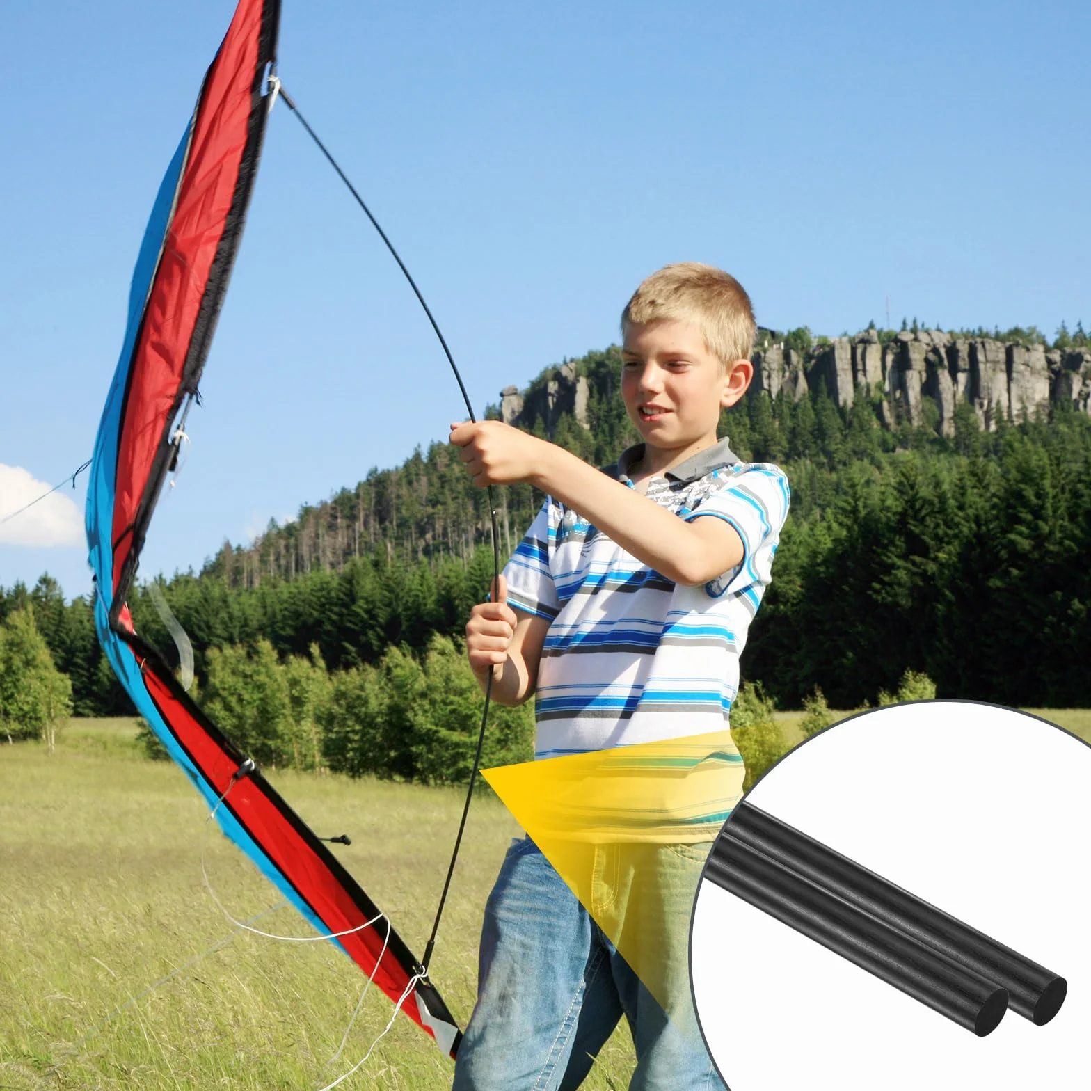 M METERXITY 10 prętów z włókna węglowego 300 Mm Długość 2 Mm Średnica Solidny Matowy Słupek Do Samolotów RC DIY Ramiona Quadcopter Tuboss [11.81 x 0.08 CAL]