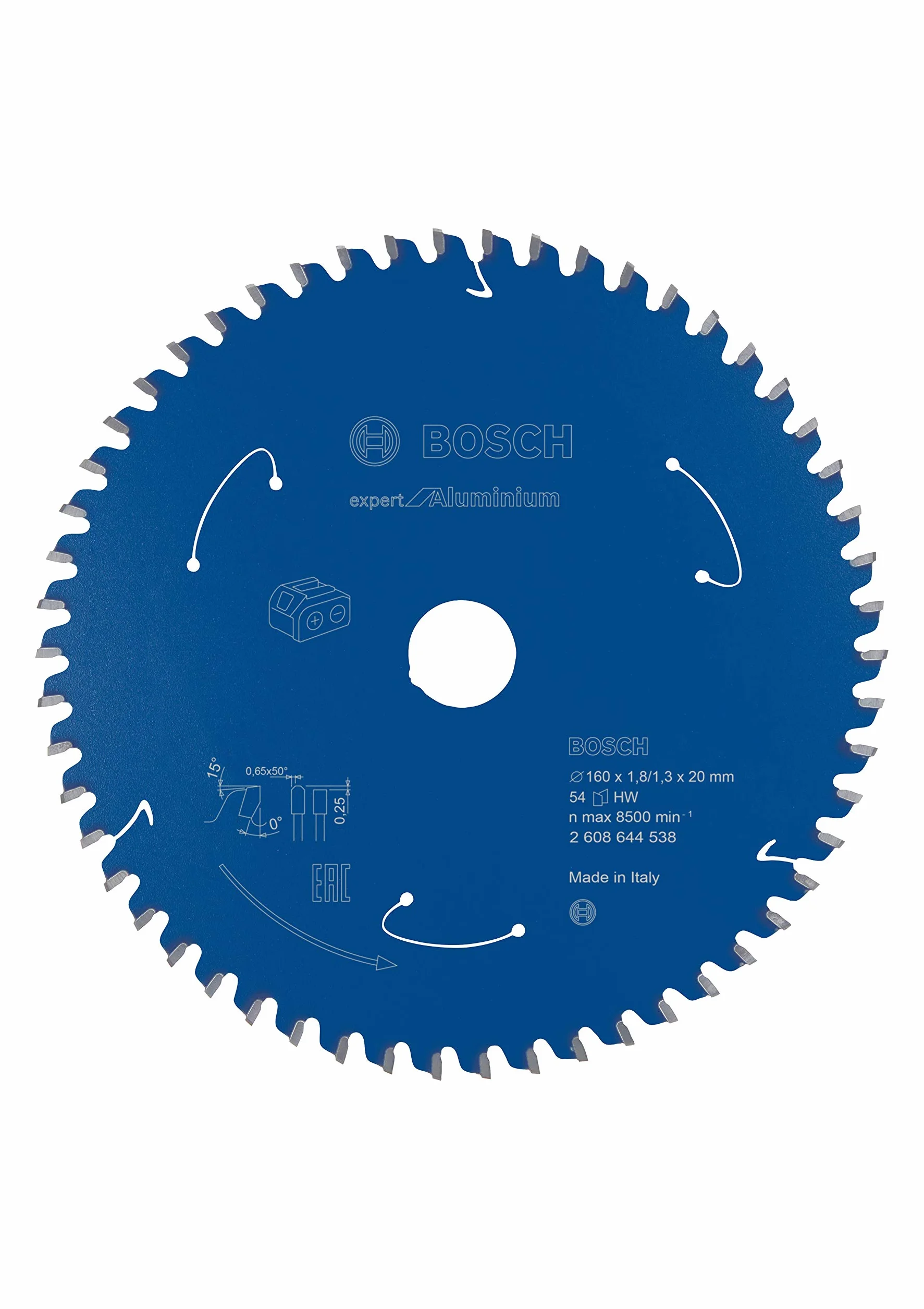 Bosch Professional Piła tarczowa Expert for Aluminium 160 x 20 x 1,8 mm 54 zęby