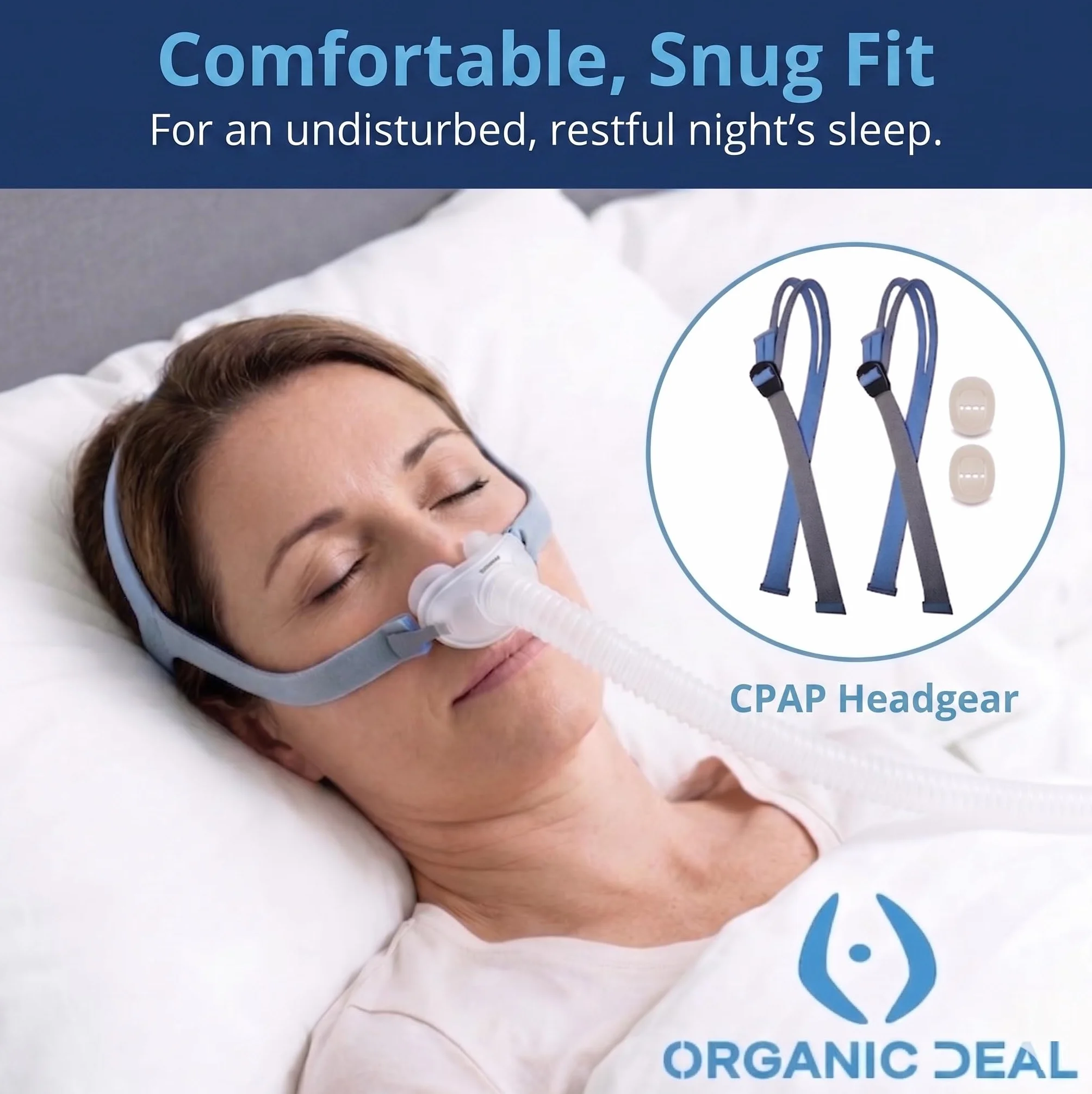 Pasek na Głowę Kompatybilny z Maską ResMed AirFit P10 - Uprząż CPAP