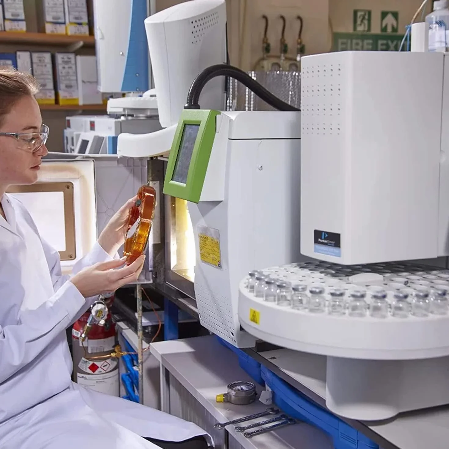 Fiolki laboratoryjne HPLC 10 ml ze szkła borokrzemowego 20 mm, 100 sztuk