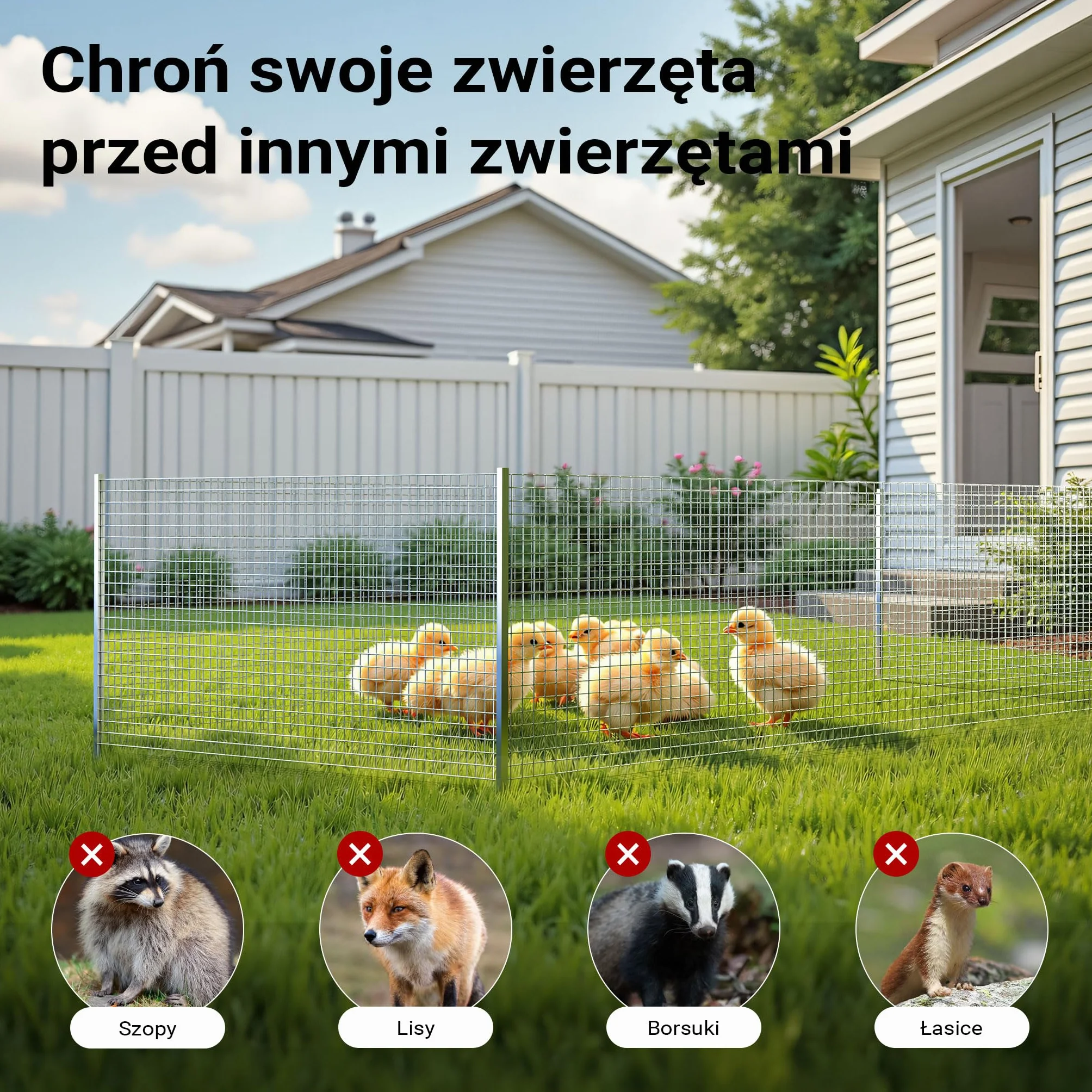 Wiltec Siatka ogrodzeniowa ocynkowana 1 x 10 m, stalowa siatka leśna na woliery i gryzonie, drut 0,75 mm, oczka 19 x 19 mm, trwała ochrona dla upraw i ogrodów