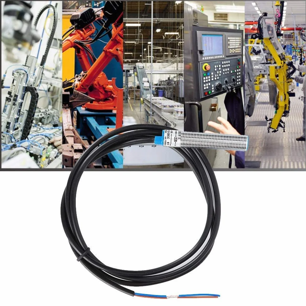 Czujnik zbliżeniowy indukcyjny GHG12-10A metal długi korpus DC 0-35V
