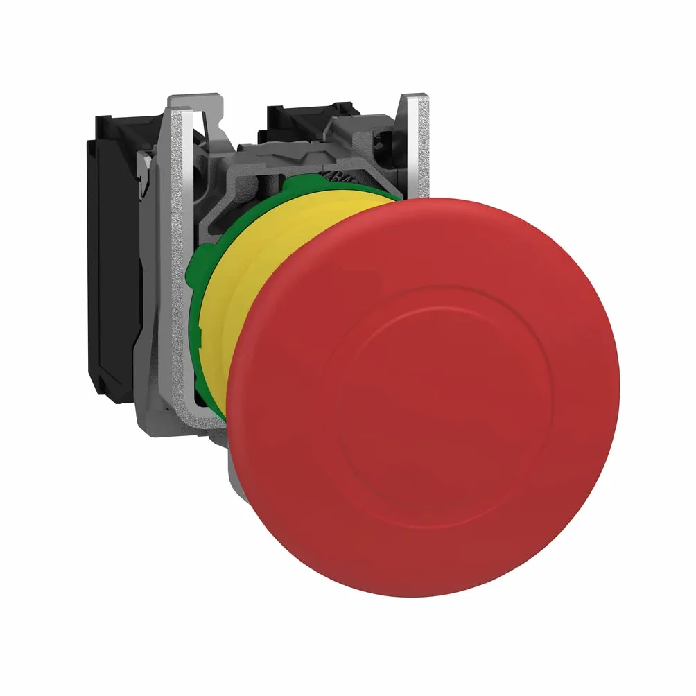 Schneider Electric Harmony XB5 Przycisk Stop Awaryjny Czerwony Plastikowy