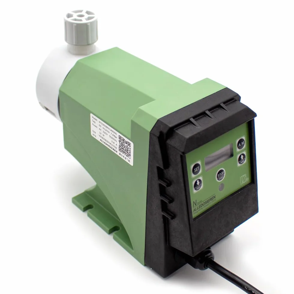 Elektromagnetyczna pompa membranowa 220 V G/2 '', pompa dozująca odporna na kwasy i alkalia mała pompa wodna 12 W, 16 W, 30 W (7,2 LPH, 4,8 bar)