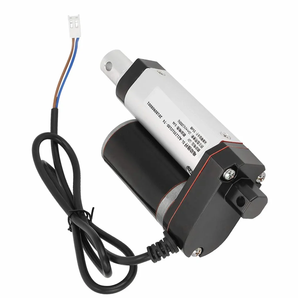 Siłownik liniowy, siłownik liniowy DC 12V Odporność 35mm Maksymalny skok 1000N przy maksymalnej prędkości 10mm / s