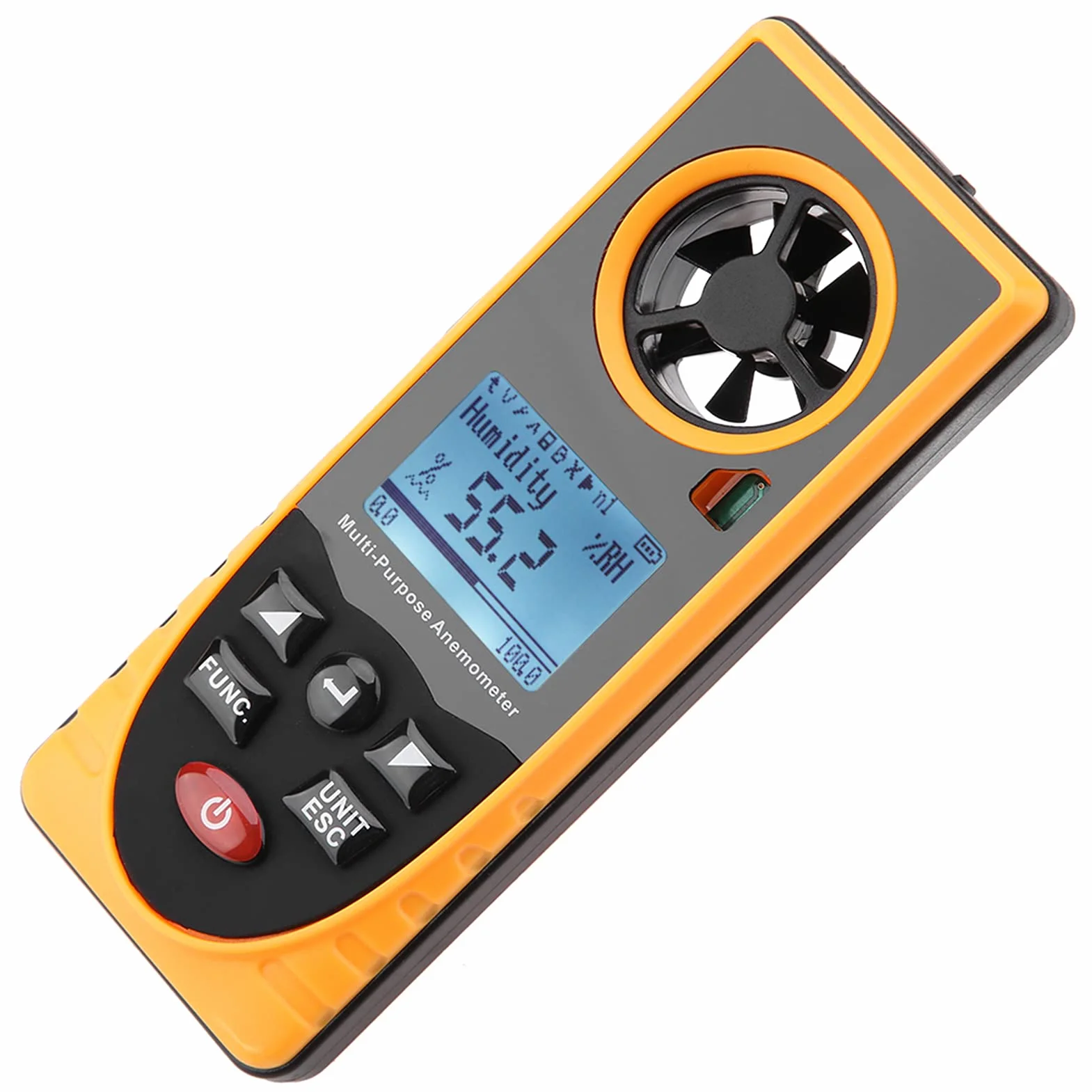 GM8910 Cyfrowy Anemometr LCD Miernik Prędkości Wiatru