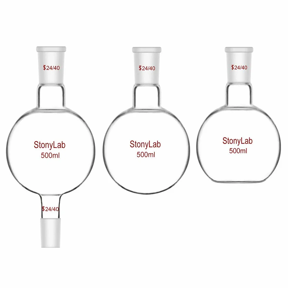stonylab 500 ml zestaw do destylacji olejków eterycznych, szkło borokrzemowe, urządzenie do destylacji parowej