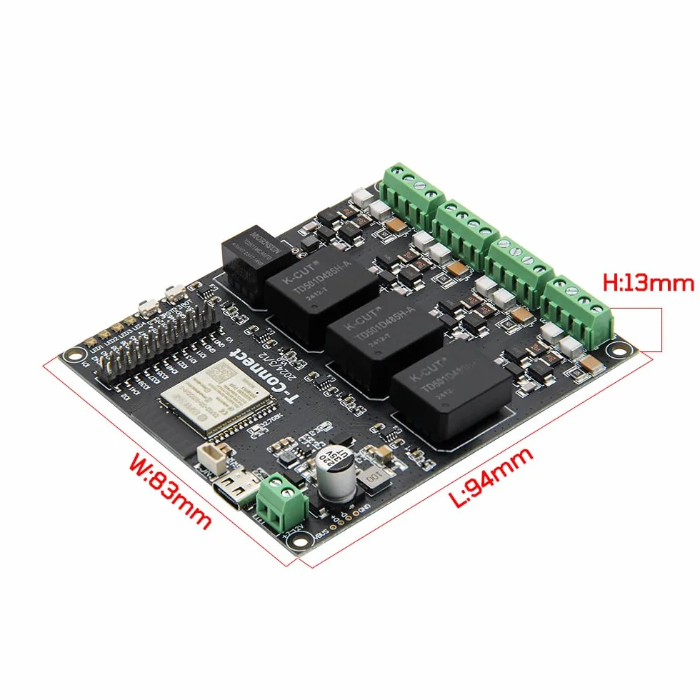 LILYGO T-Connect ESP32-S3 IOT TTGO płyta rozwojowa z modułem RS485/CAN obsługuje cztery zestawy danych wyjściowych