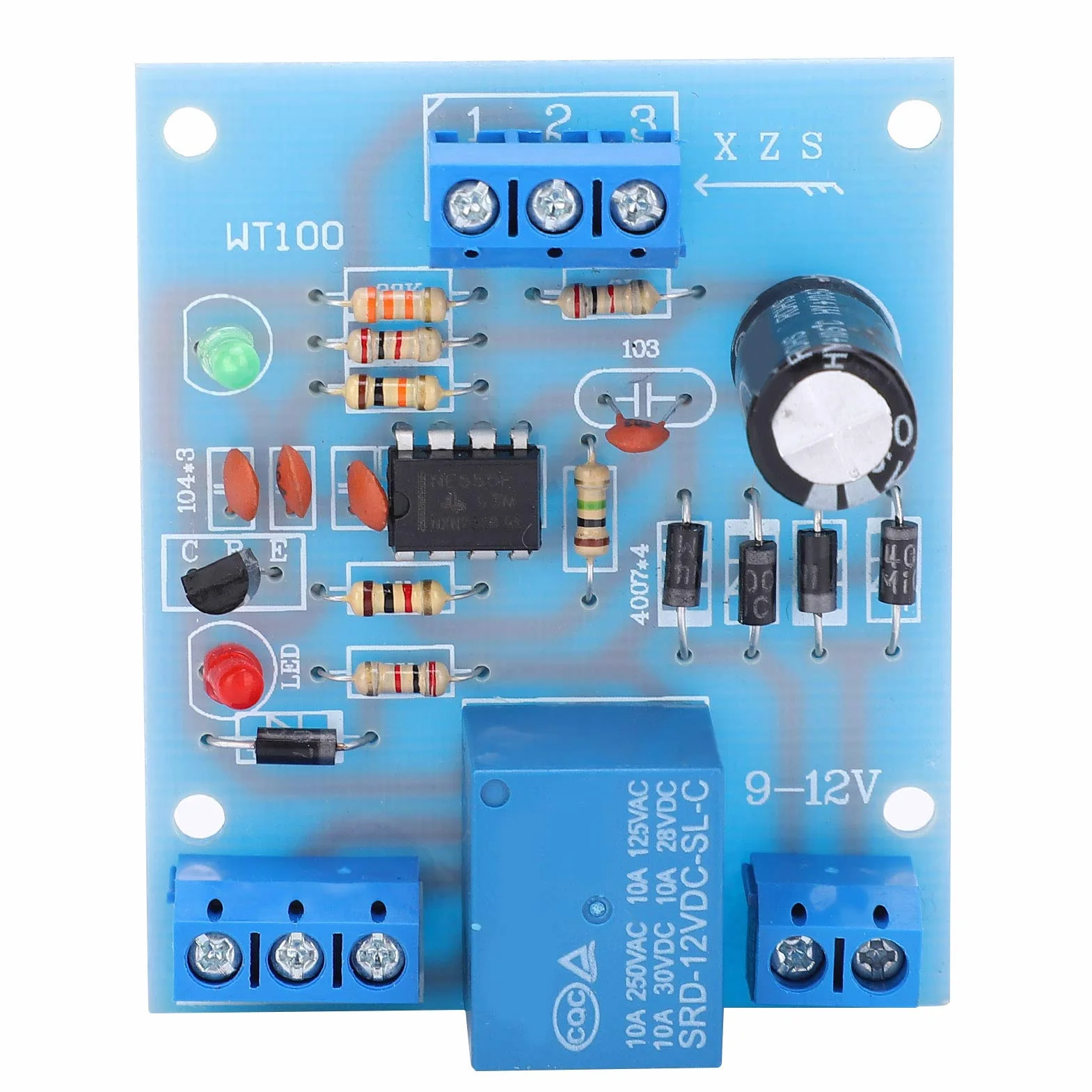 Czujnik Poziomu Cieczy 12V Elektroniczny z PCB - Moduł Przełącznika do Wykrywania i Kontroli Poziomu Wody dla Pomp Laboratoryjnych w Płynach