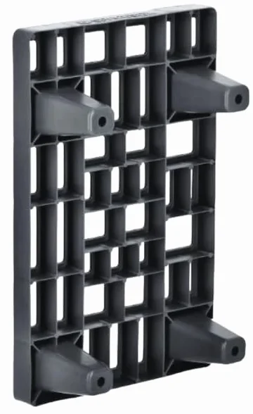 PALETA PLASTIKOWA 60x40 | AŻUROWA CZARNA | PPFL2