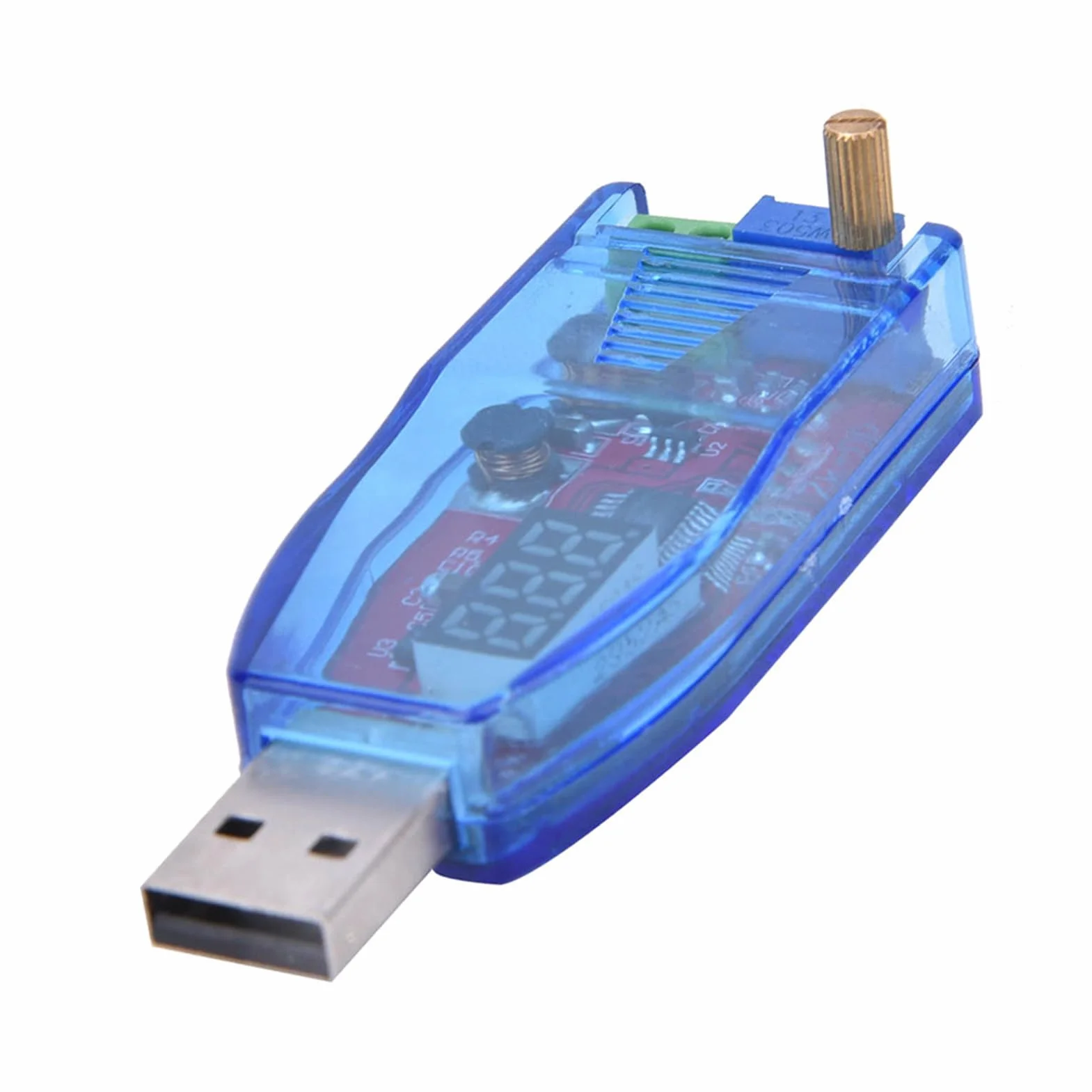 Regulowany Moduł Zasilacza Step UP 5V-24V z Wyświetlaczem, Regulator Napięcia USB