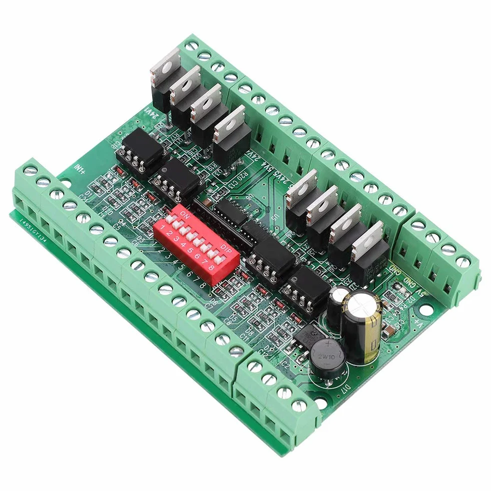 8-5V 24V 8-kanałowy konwerter poziomów logicznych, konwerter sygnału prostokątnego Npn/Pnp-do-Npn, konwerter poziomu modułu 10 MHz