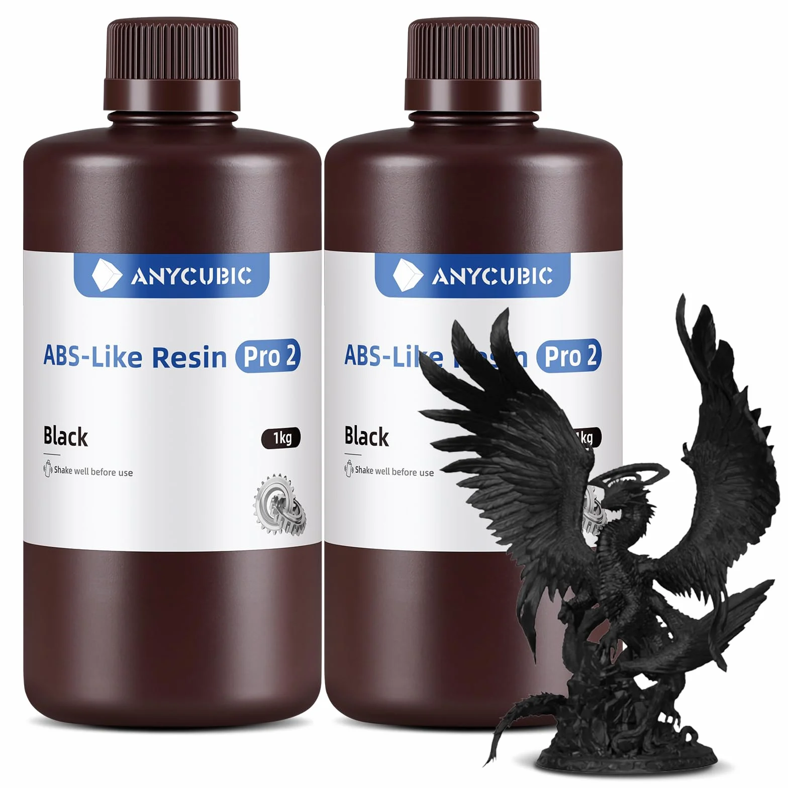 ANYCUBIC Żywica ABS-Like Pro 2 405 nm do drukarek 3D LCD/DLP/SLA czarna 2KG