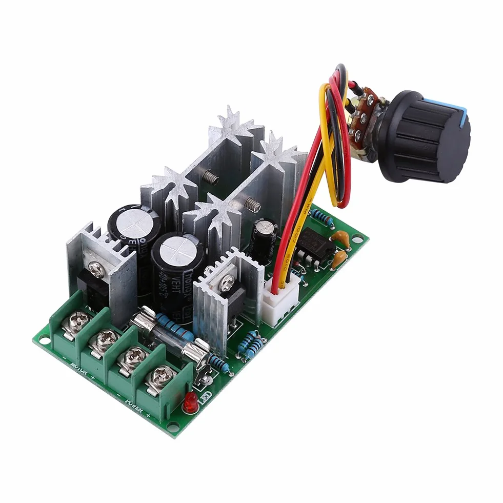 Sterownik prędkości silnika PWM DC 12V 24V 36V 48V 20A Moduł sterownika silnika prądu stałego