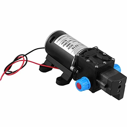 Samozasysająca pompa wodna 12V DC 100W 8L / Min 160Psi wysokociśnieniowa membranowa samozasysająca pompa wodna do mycia