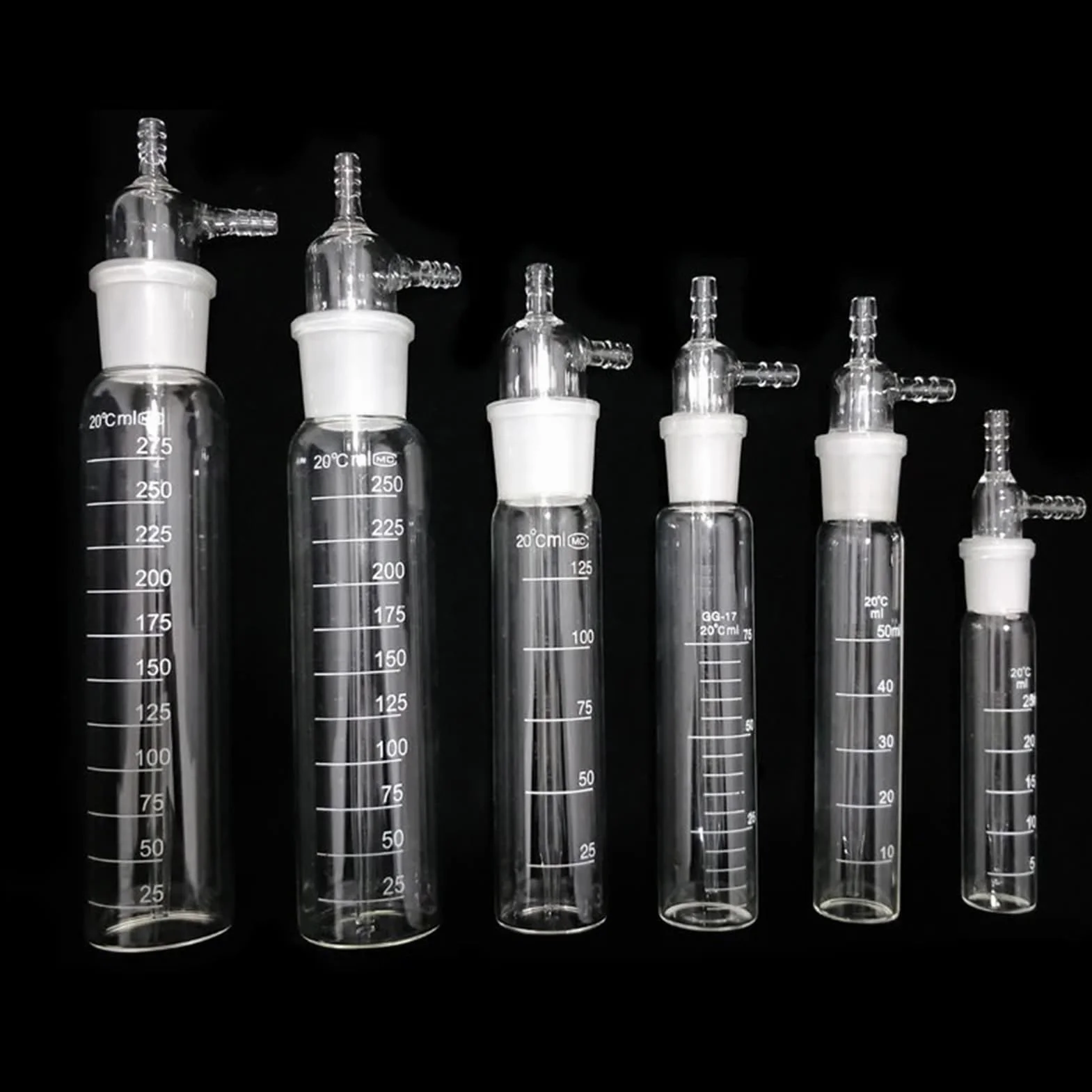 Large Impact Absorber Bottle Percussive Gas Sampling Bottle 50mL