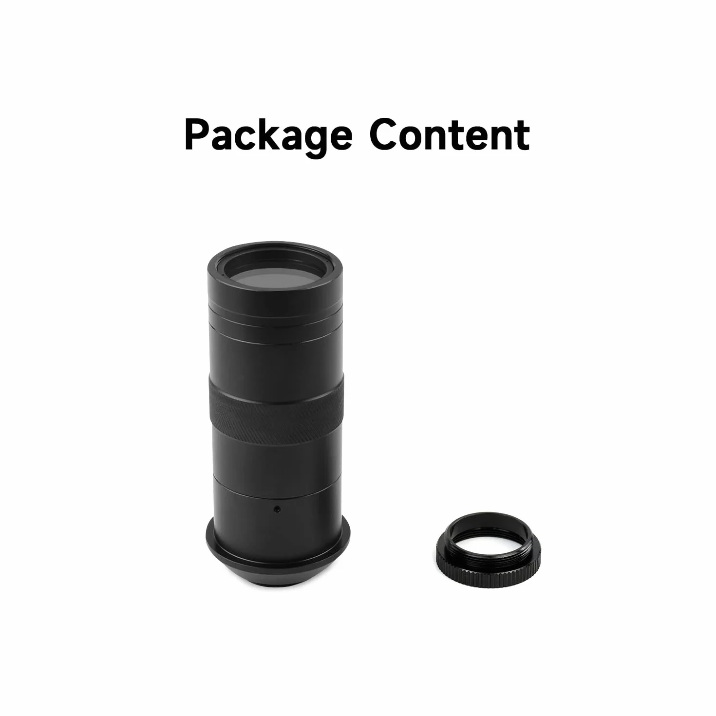 Waveshare Industrial Microscope Lens 100X C/CS-Mount Raspberry Pi HQ Camera