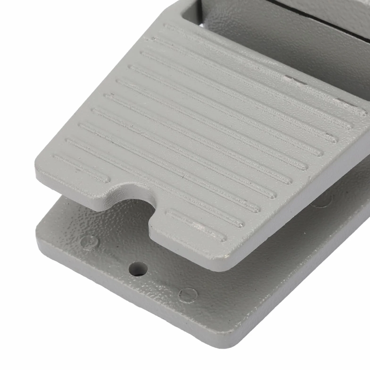 Przełącznik Nożny, Aluminiowy Przełącznik Nożny 15a/250v Chwilowy Pedał Przełącznika Nożnego ze Srebrnymi Stykami Konstrukcja Antypoślizgowa, żywotność Mechaniczna 1 Milion Razy Żywotność Elektryczna