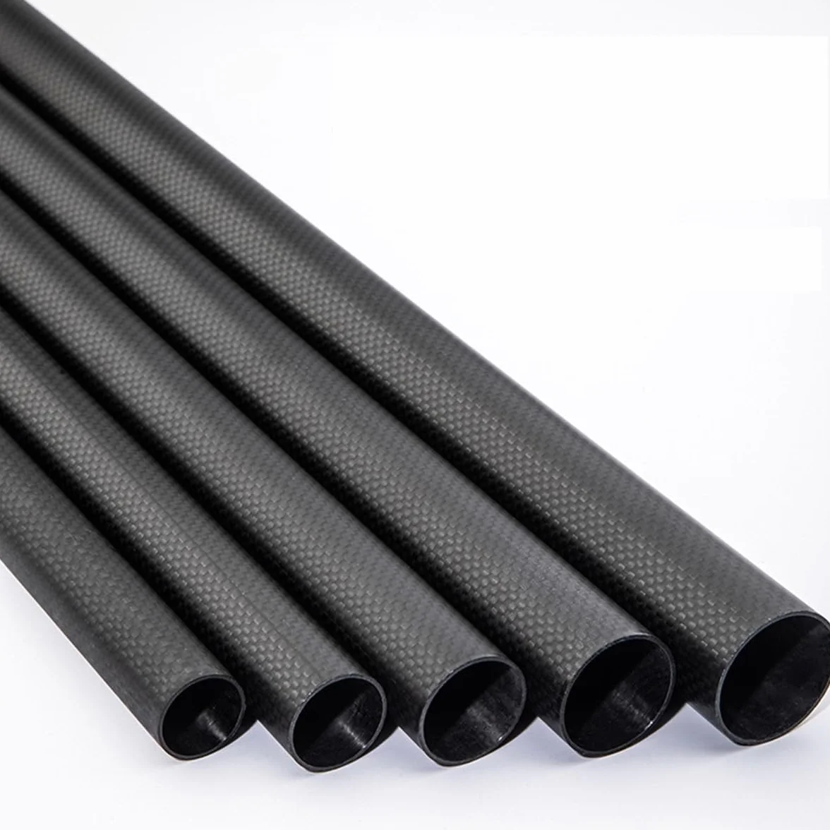 Rura z włókna węglowego 600mm 3K splot płaski matowa 8mm 10mm 12mm 16mm 18mm 20mm 22mm 25mm 30mm wysoka wytrzymałość lekka